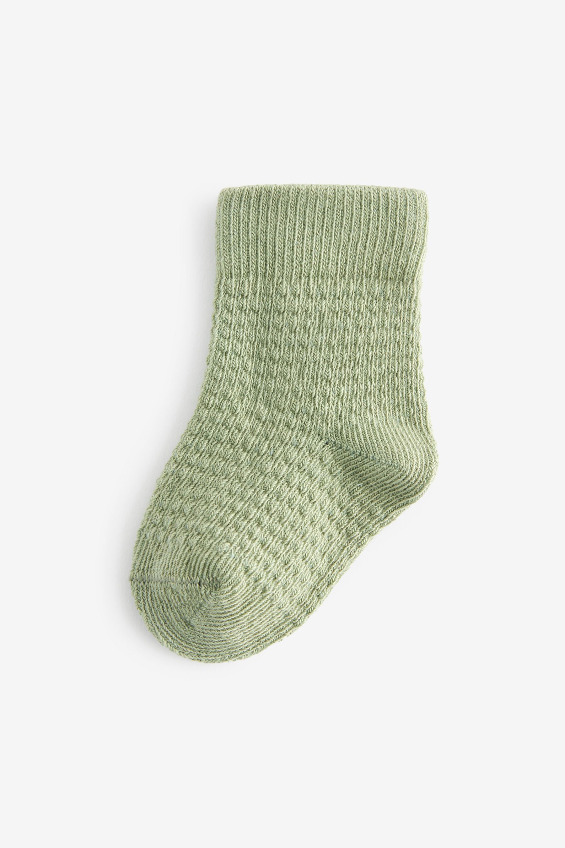 Blue/Green 7 Pack Baby Socks (0mths-2yrs)