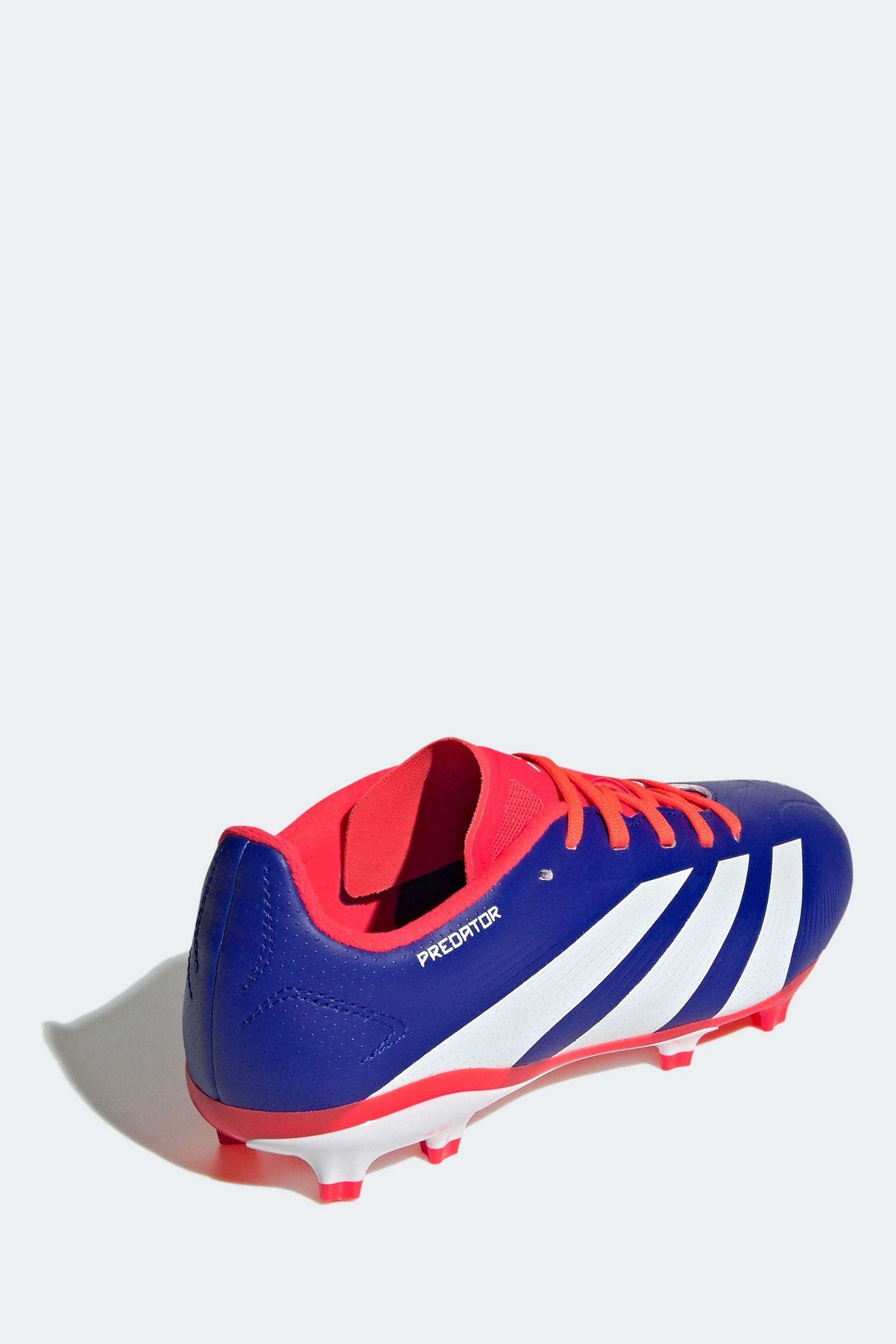 adidas Blue/White Predator League Firm Ground Boots Kids