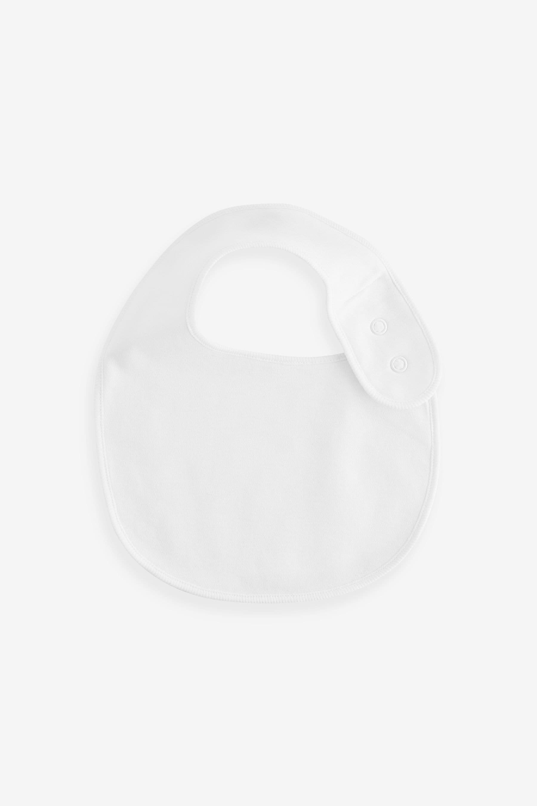 Neutral 5 Pack Baby Bibs