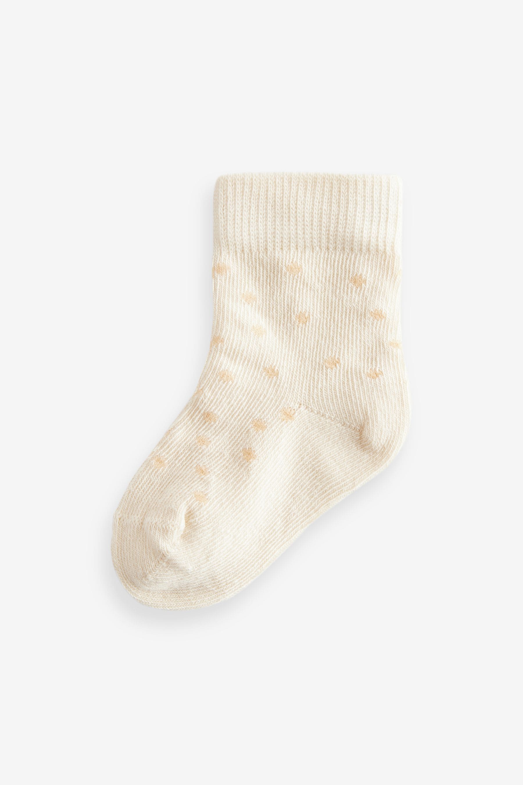 Neutral Bear Baby Socks 5 Pack (0mths-2yrs)