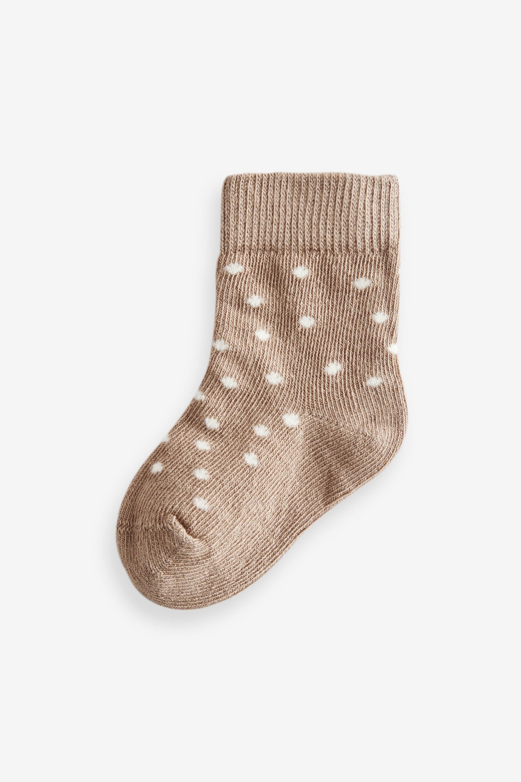 Neutral Bear Baby Socks 5 Pack (0mths-2yrs)