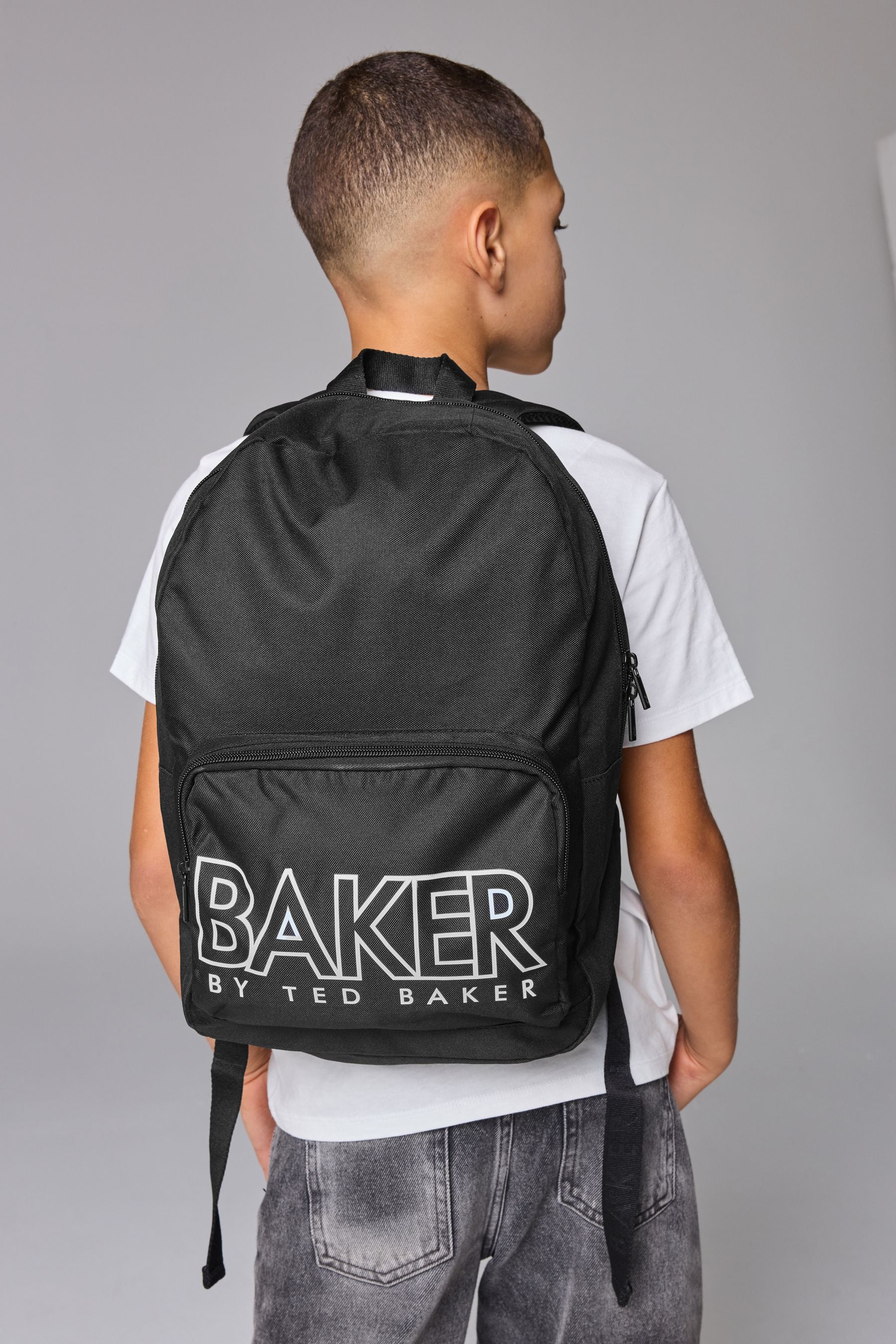 Baker by Ted Baker Boys Back to School Black Backpack