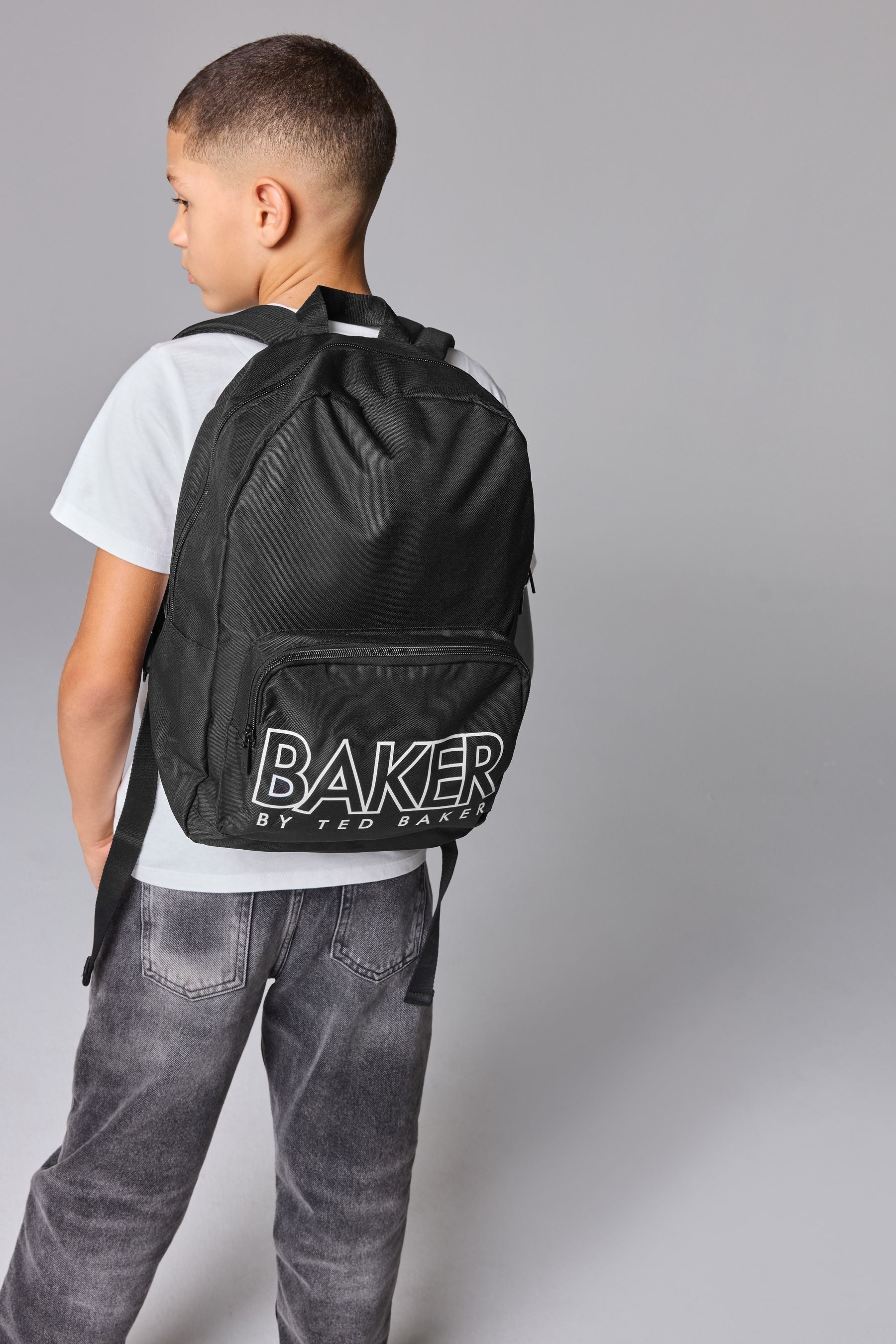 Baker by Ted Baker Boys Back to School Black Backpack