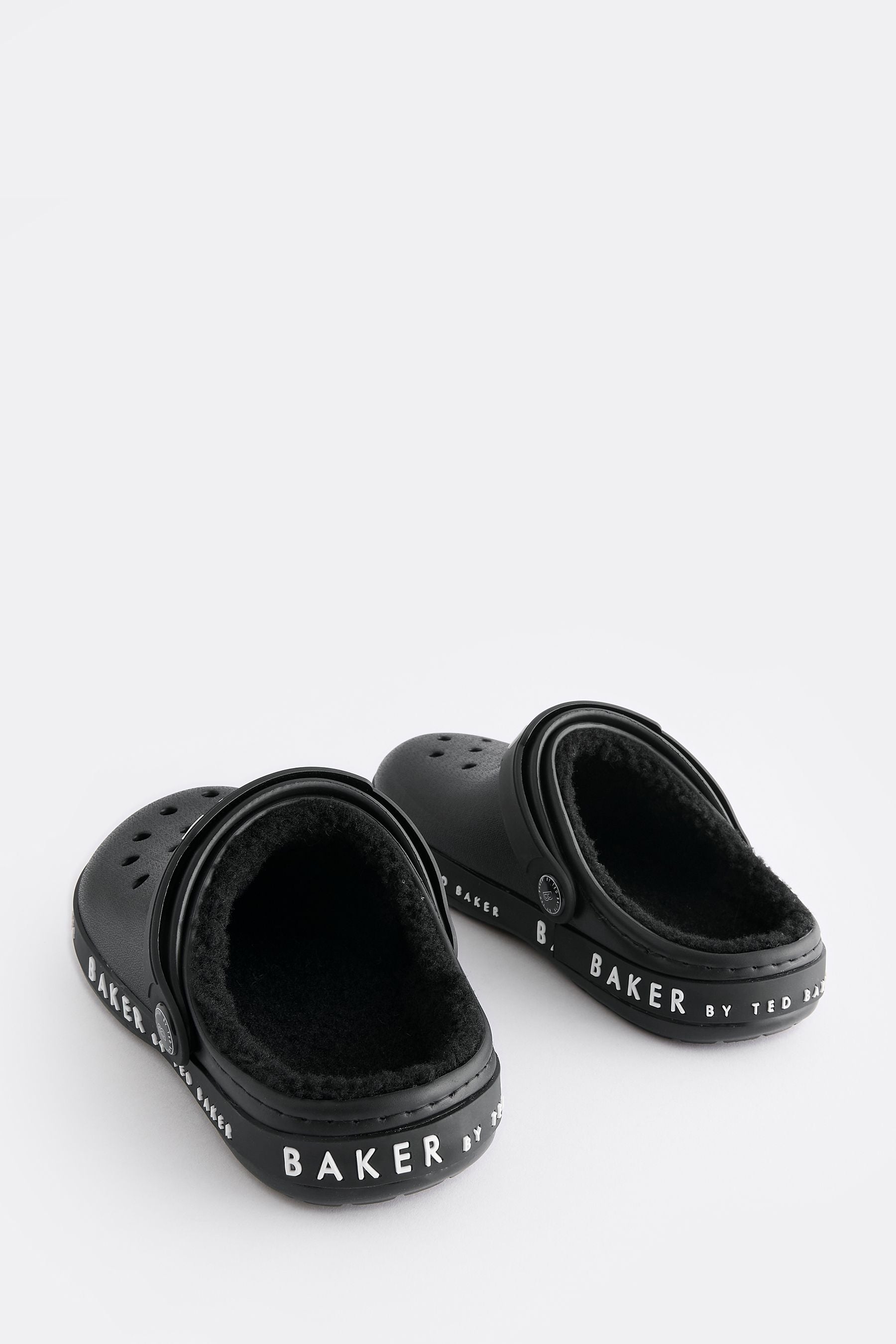 Baker by Ted Baker Boys Borg Lined Clog Slippers