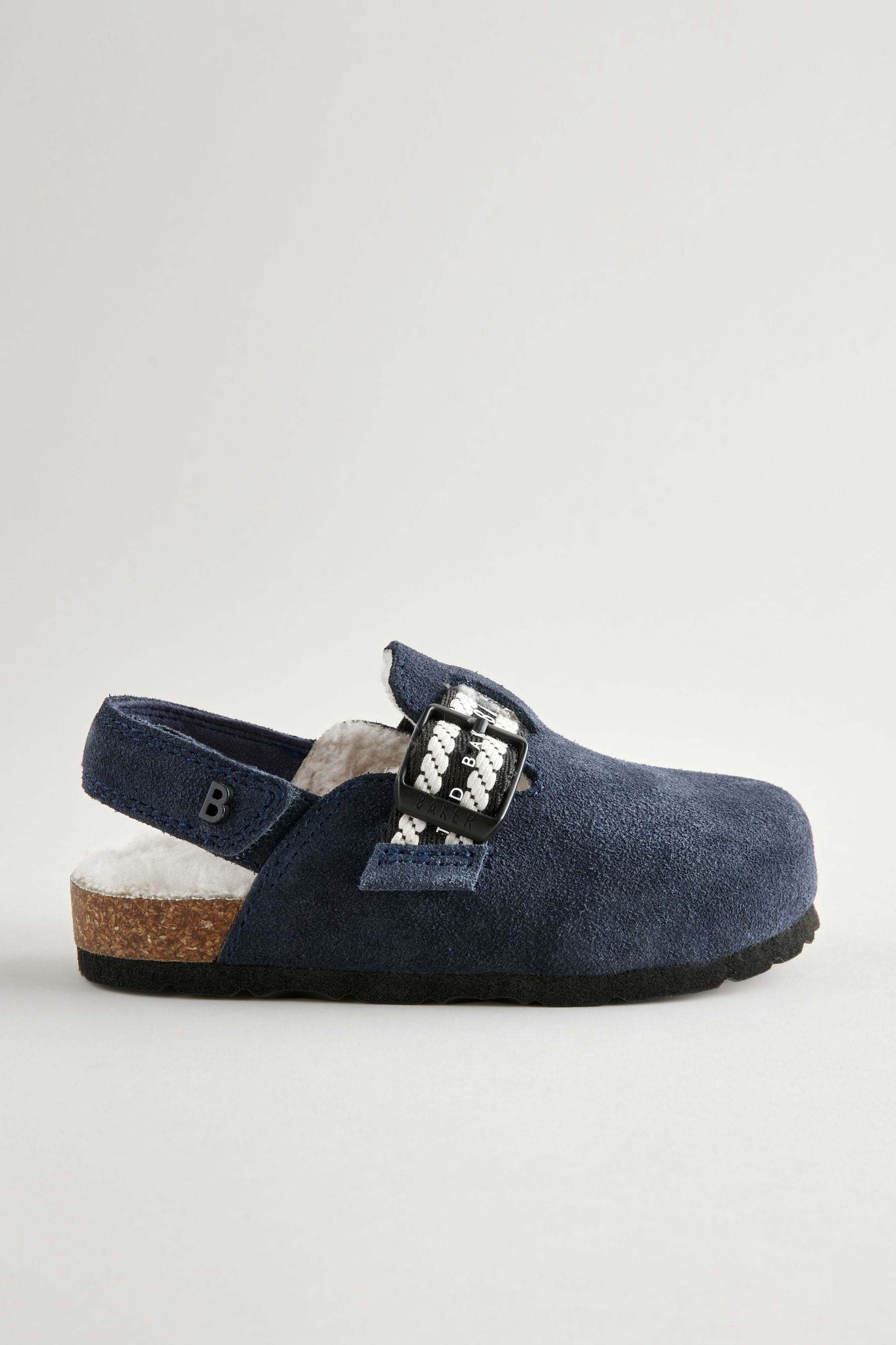 Baker by Ted Baker Boys Navy Clogs Mules Slippers