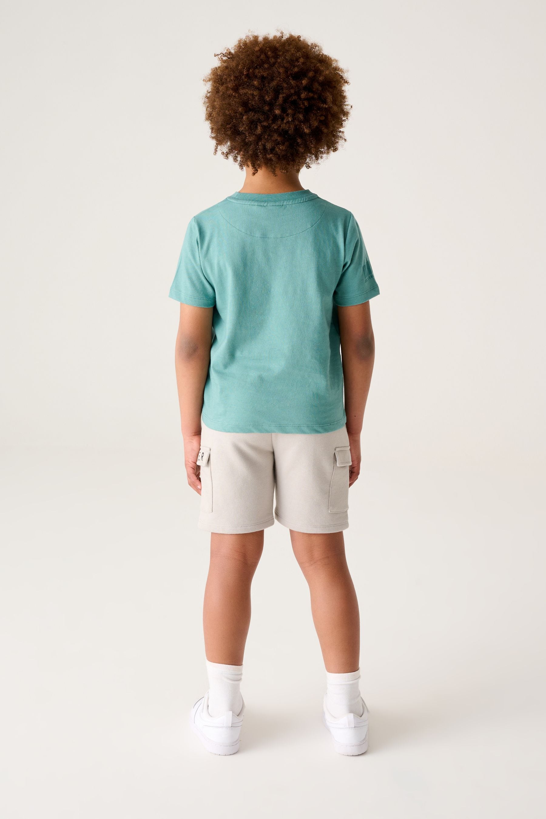 Green Baker by Ted Baker T-Shirt and Cargo Shorts Set