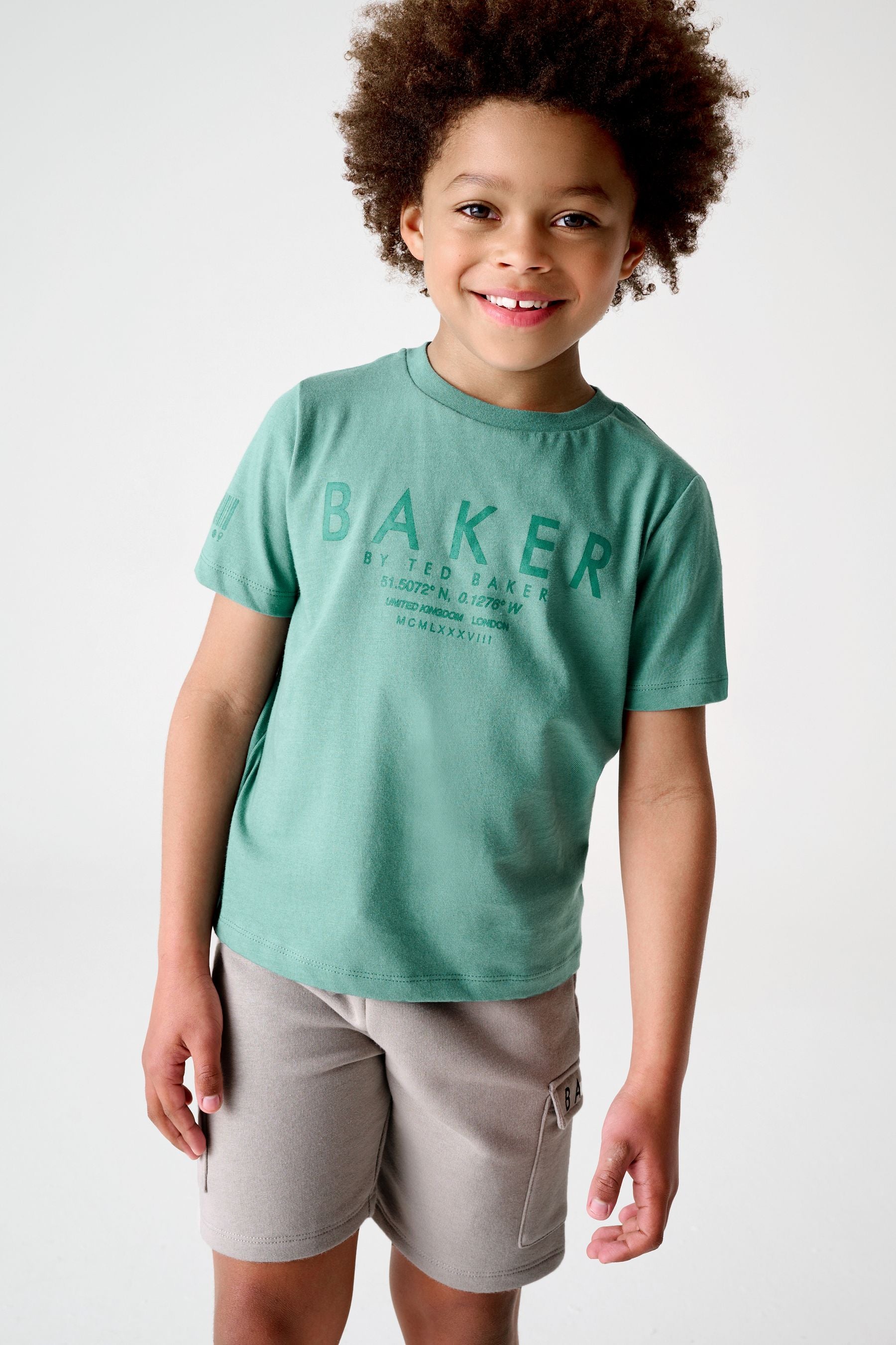 Baker by Ted Baker T-Shirt and Cargo Shorts Set