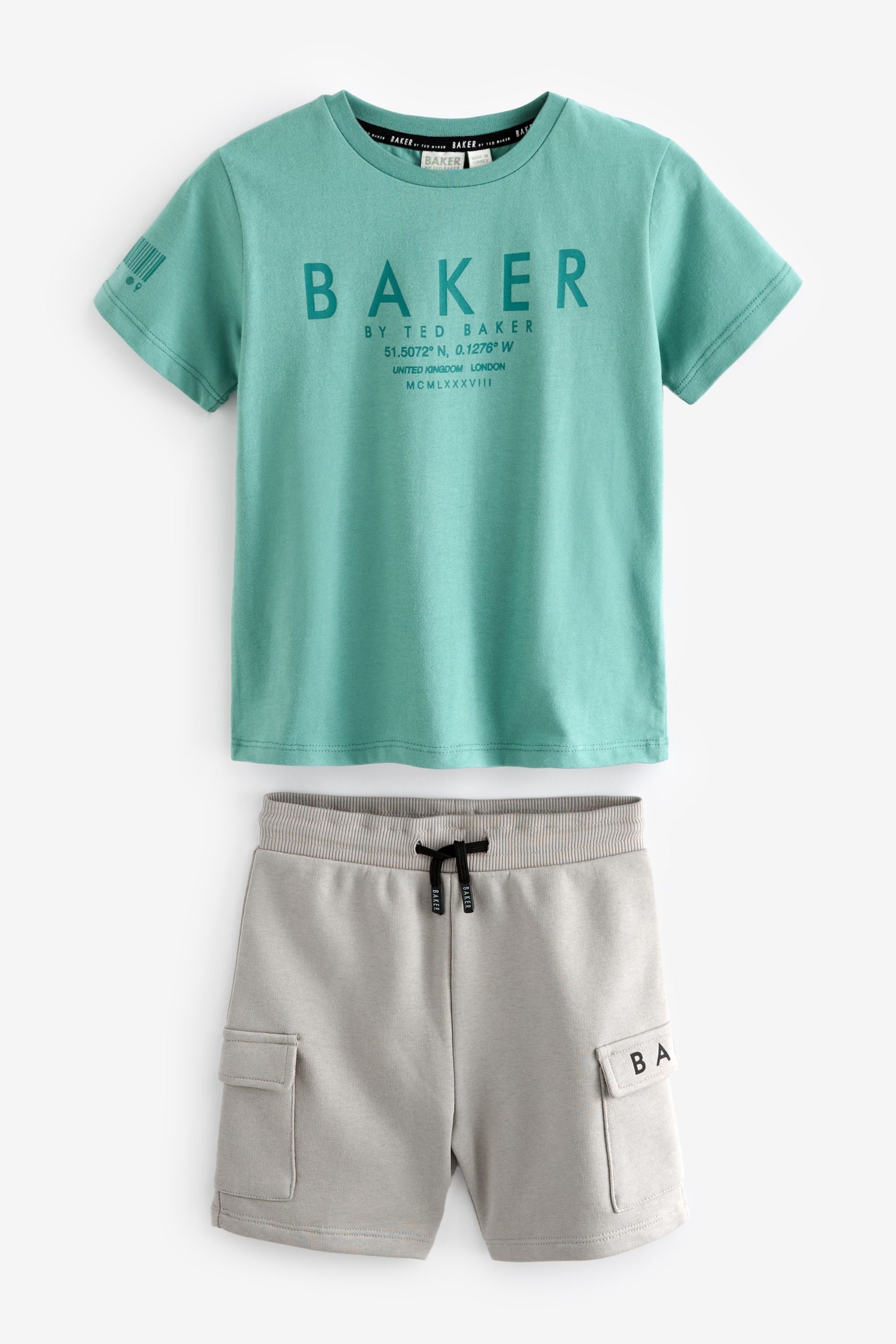 Baker by Ted Baker T-Shirt and Cargo Shorts Set