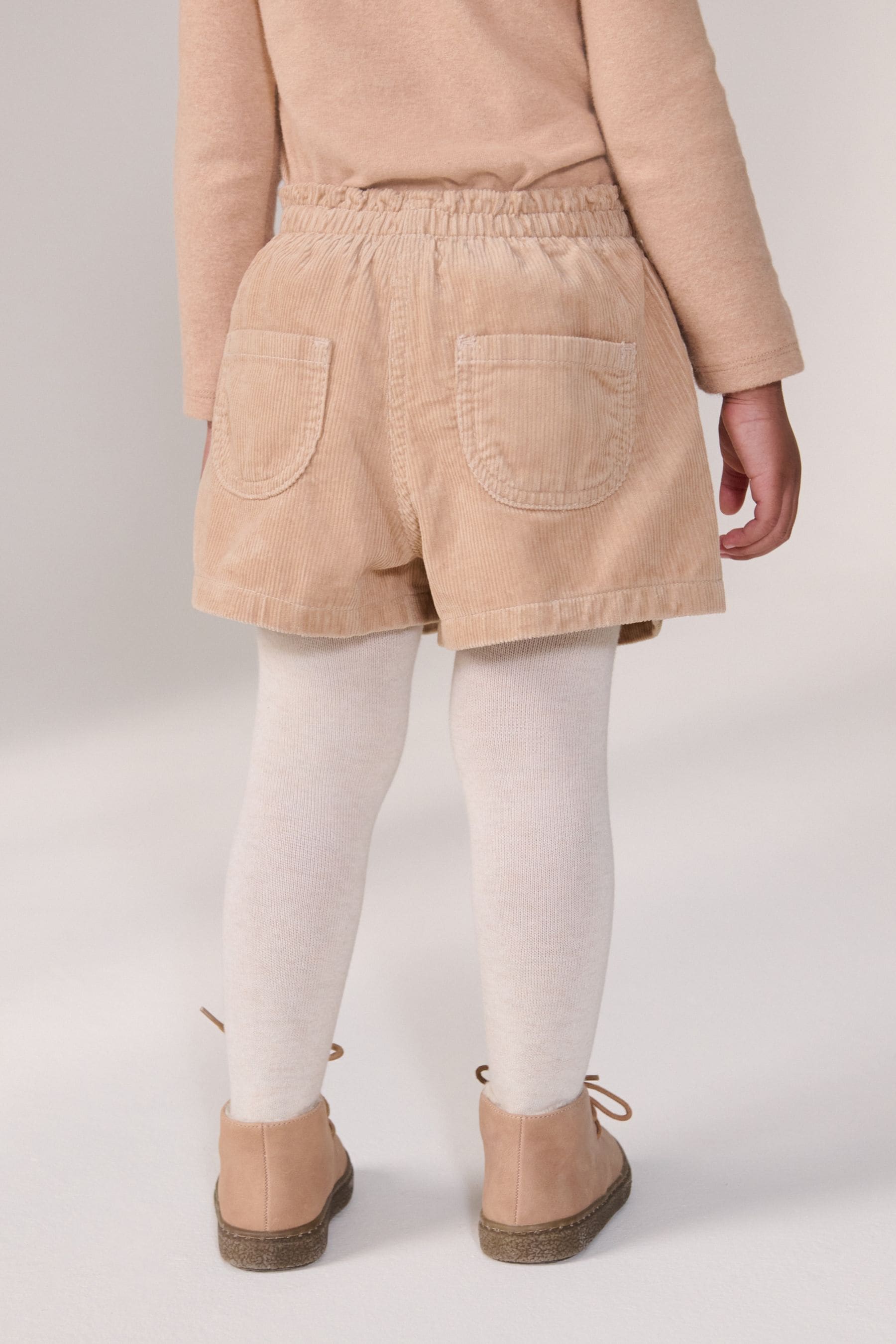 Neutral Cord Short And Tights Set (3mths-7yrs)