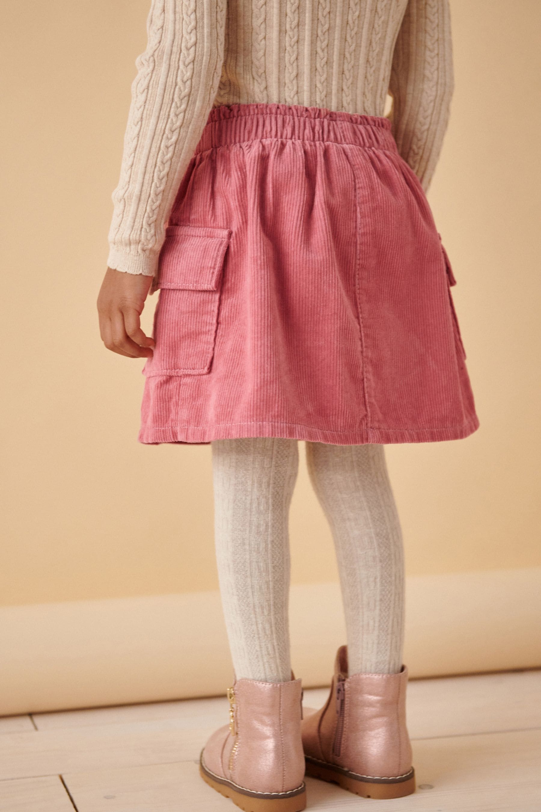 Pink 100% Cotton Co-ord Skirt (3mths-7yrs)