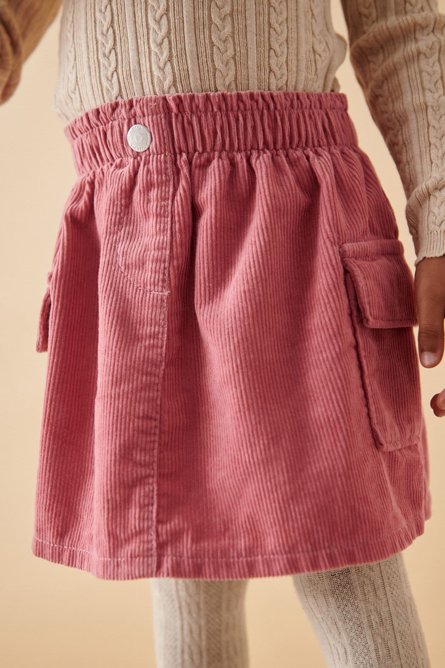 Pink 100% Cotton Co-ord Skirt (3mths-7yrs)