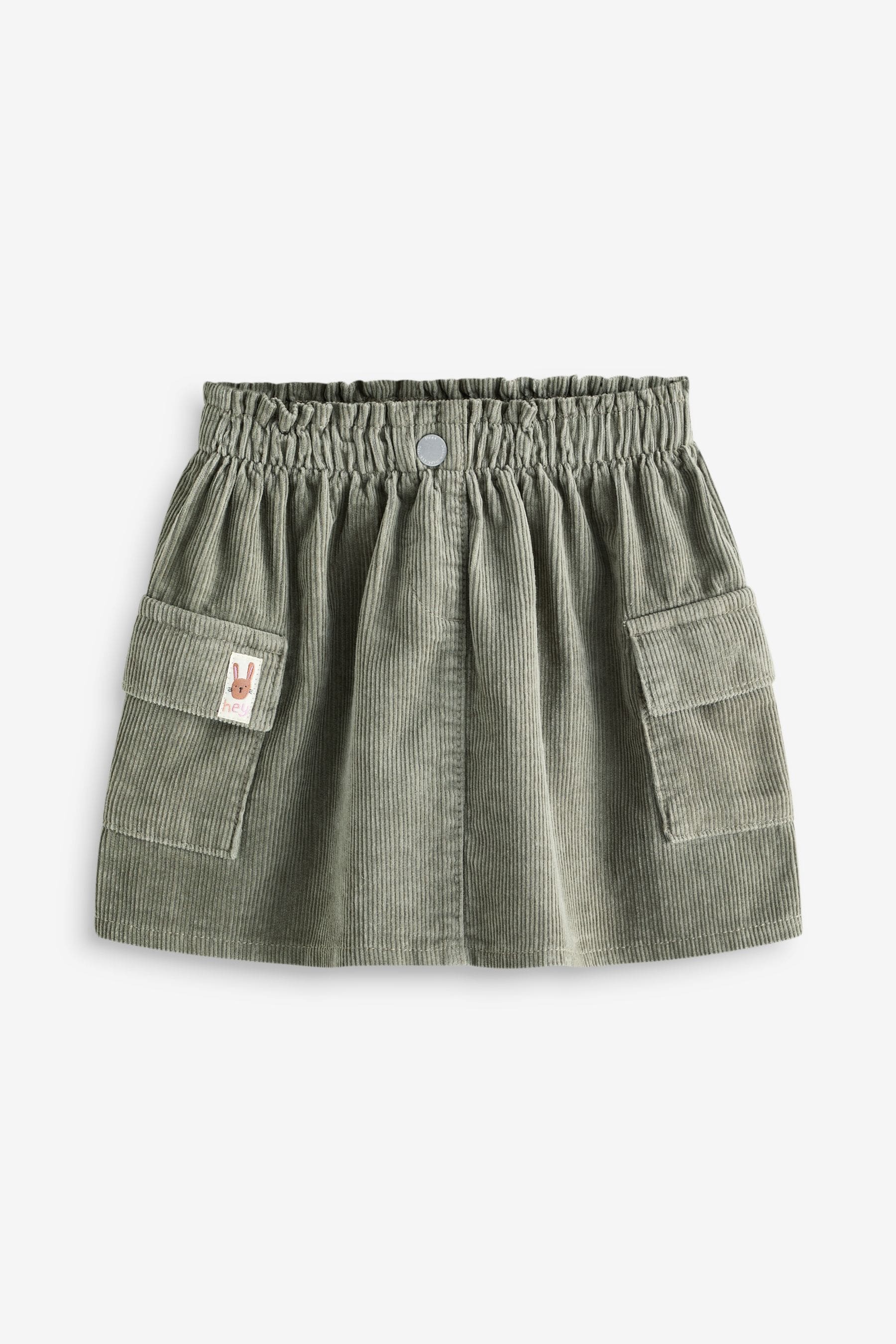 Khaki Green 100% Cotton Co-ord Skirt (3mths-7yrs)