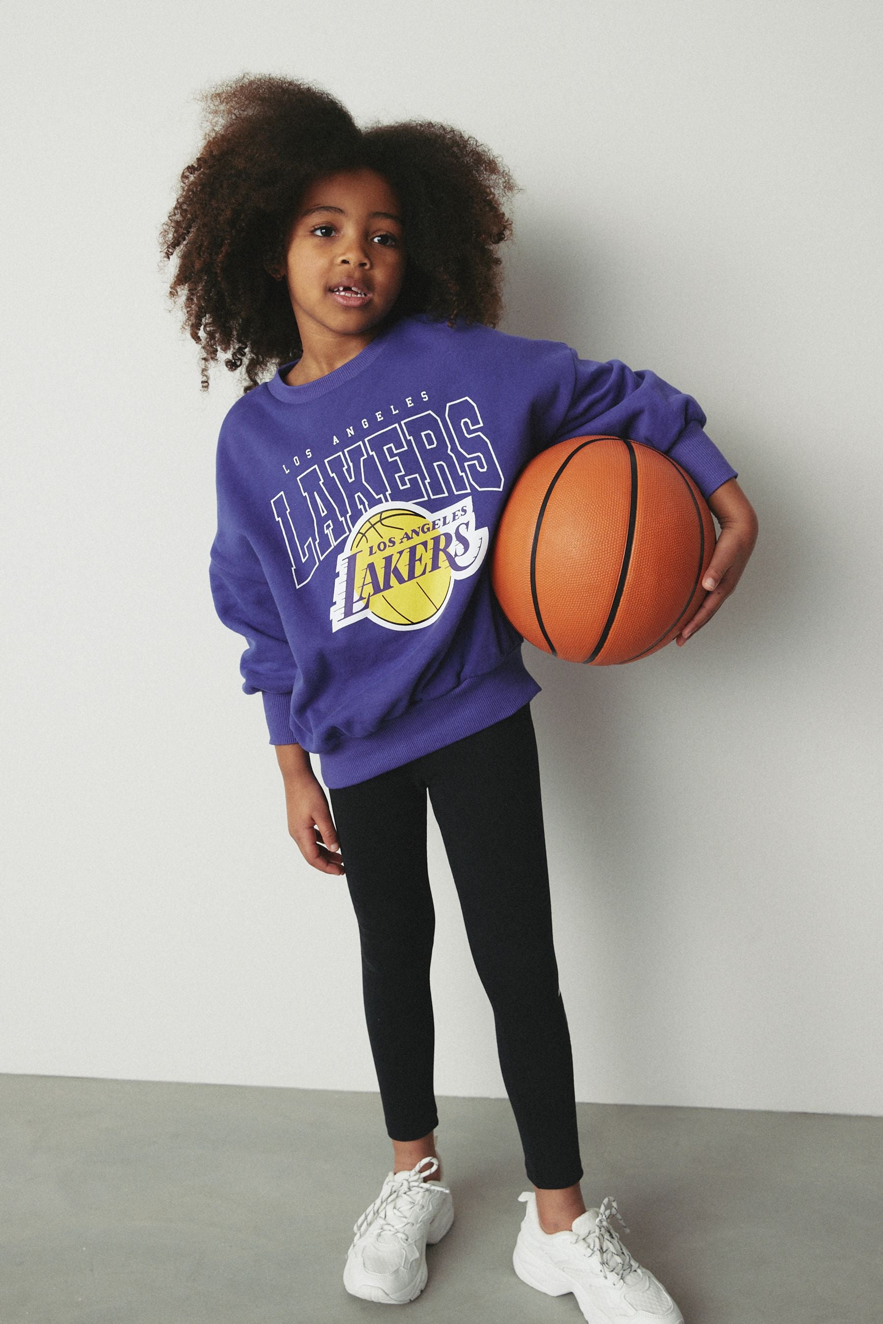 Purple Los Angeles Lakers NBA License Sweatshirt (3-16yrs)