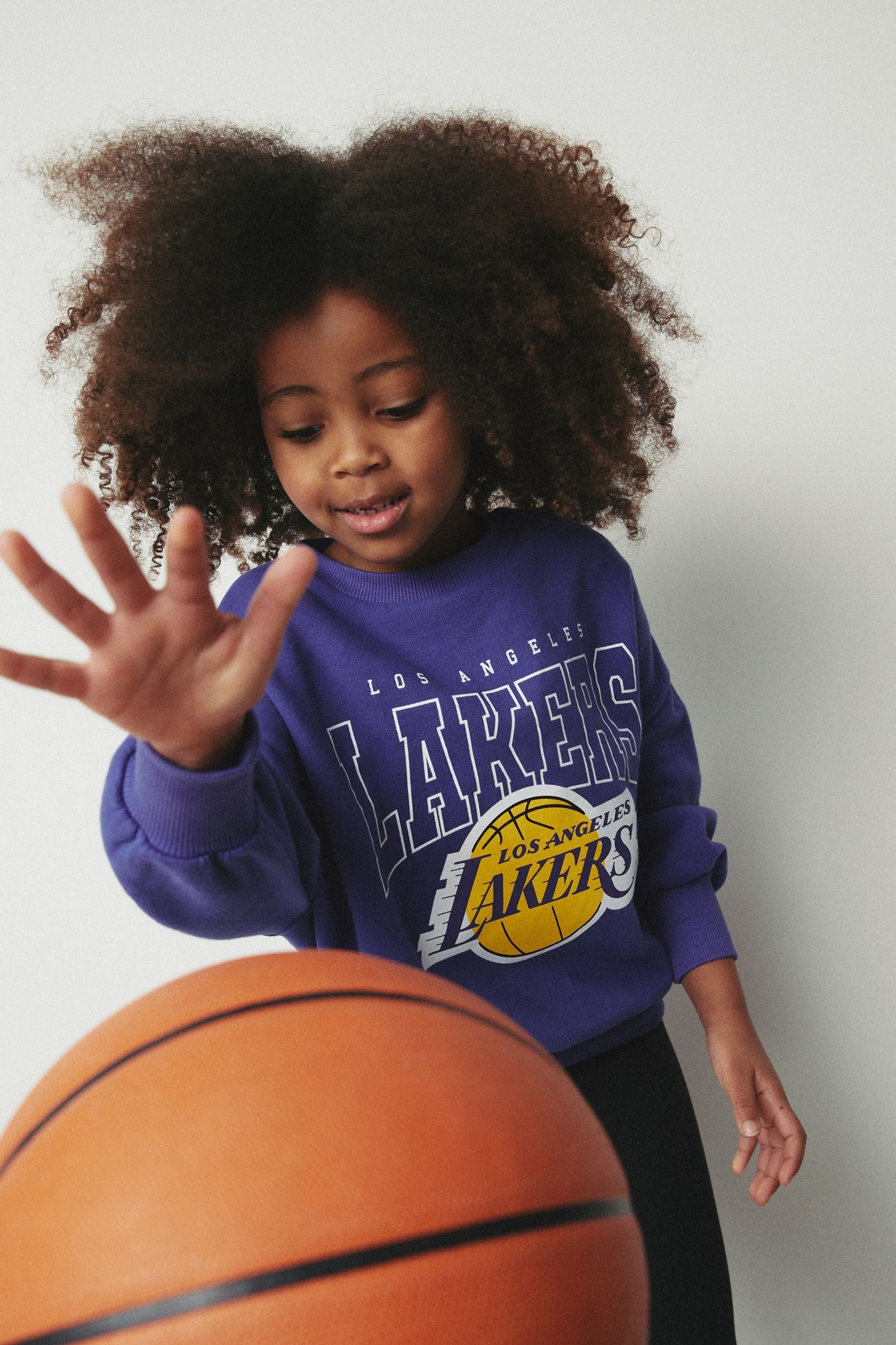 Purple Los Angeles Lakers NBA License Sweatshirt (3-16yrs)