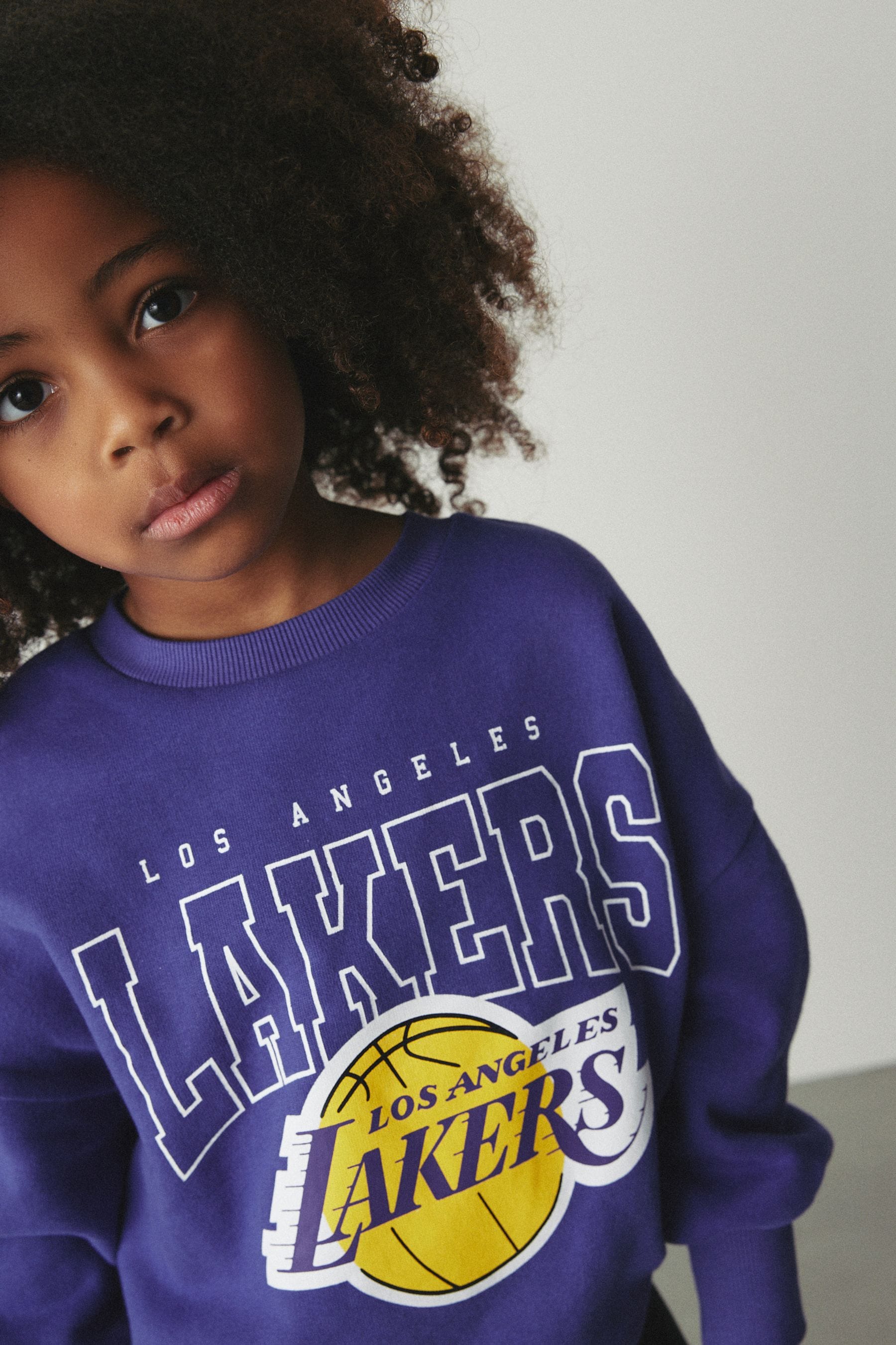 Purple Los Angeles Lakers NBA License Sweatshirt (3-16yrs)