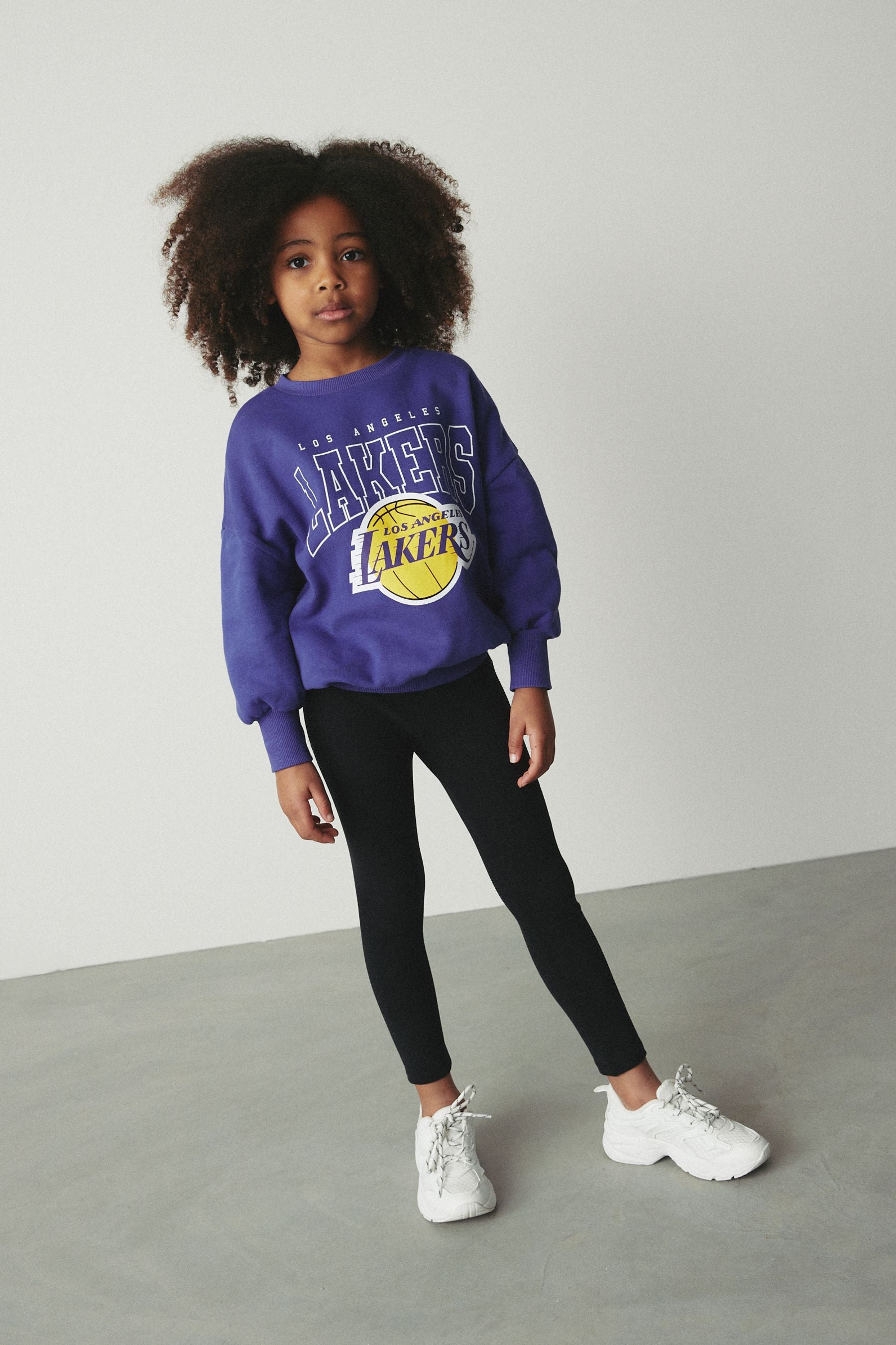 Purple Los Angeles Lakers NBA License Sweatshirt (3-16yrs)