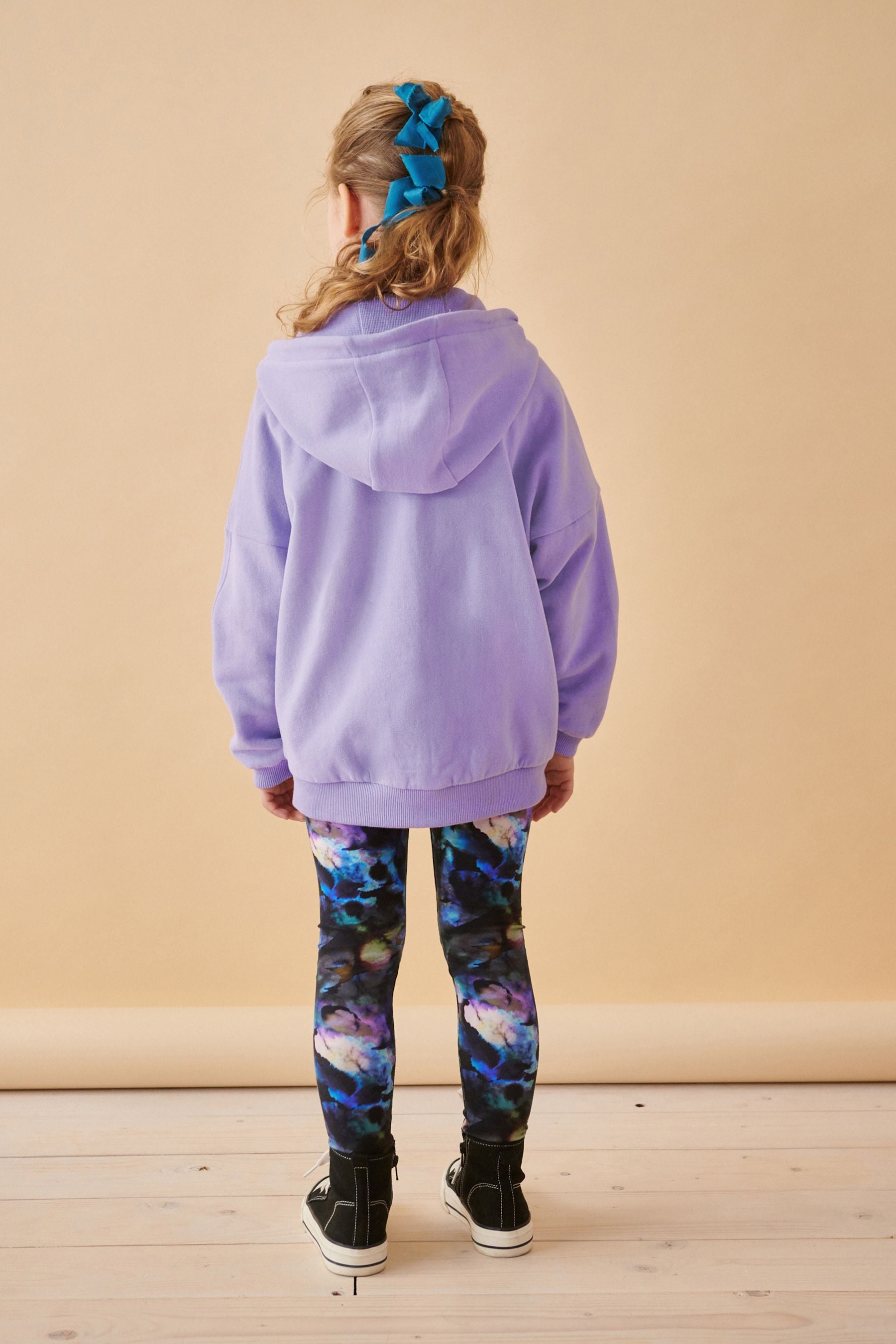 Lilac Purple Zip Through Hoodie (3-16yrs)