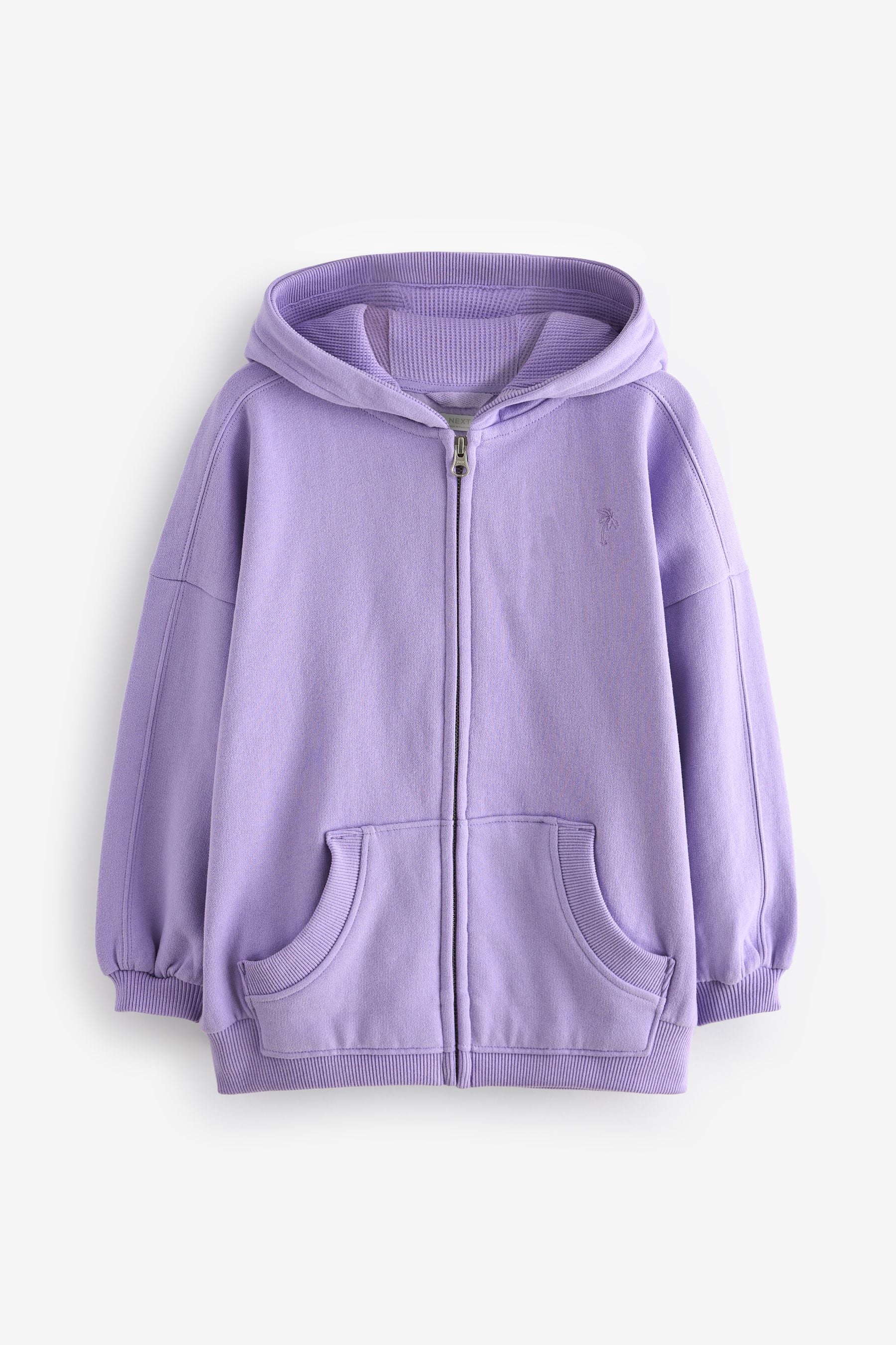 Lilac Purple Zip Through Hoodie (3-16yrs)