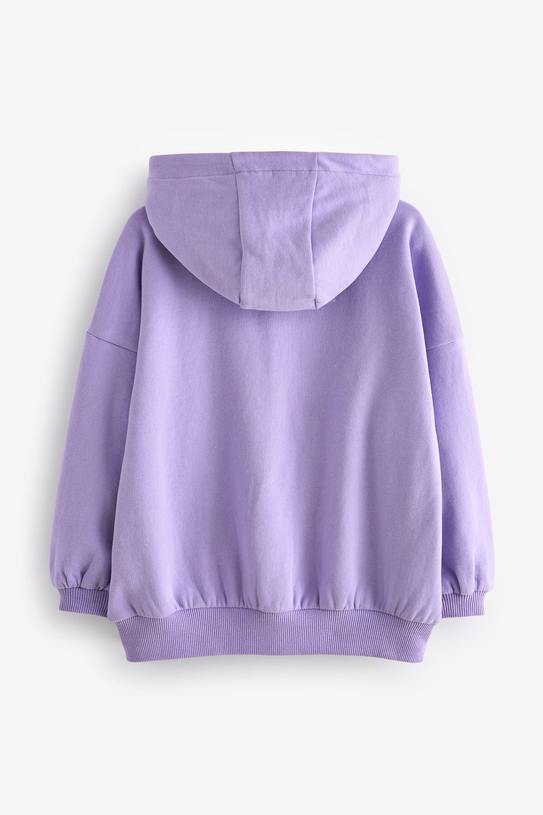 Lilac Purple Zip Through Hoodie (3-16yrs)