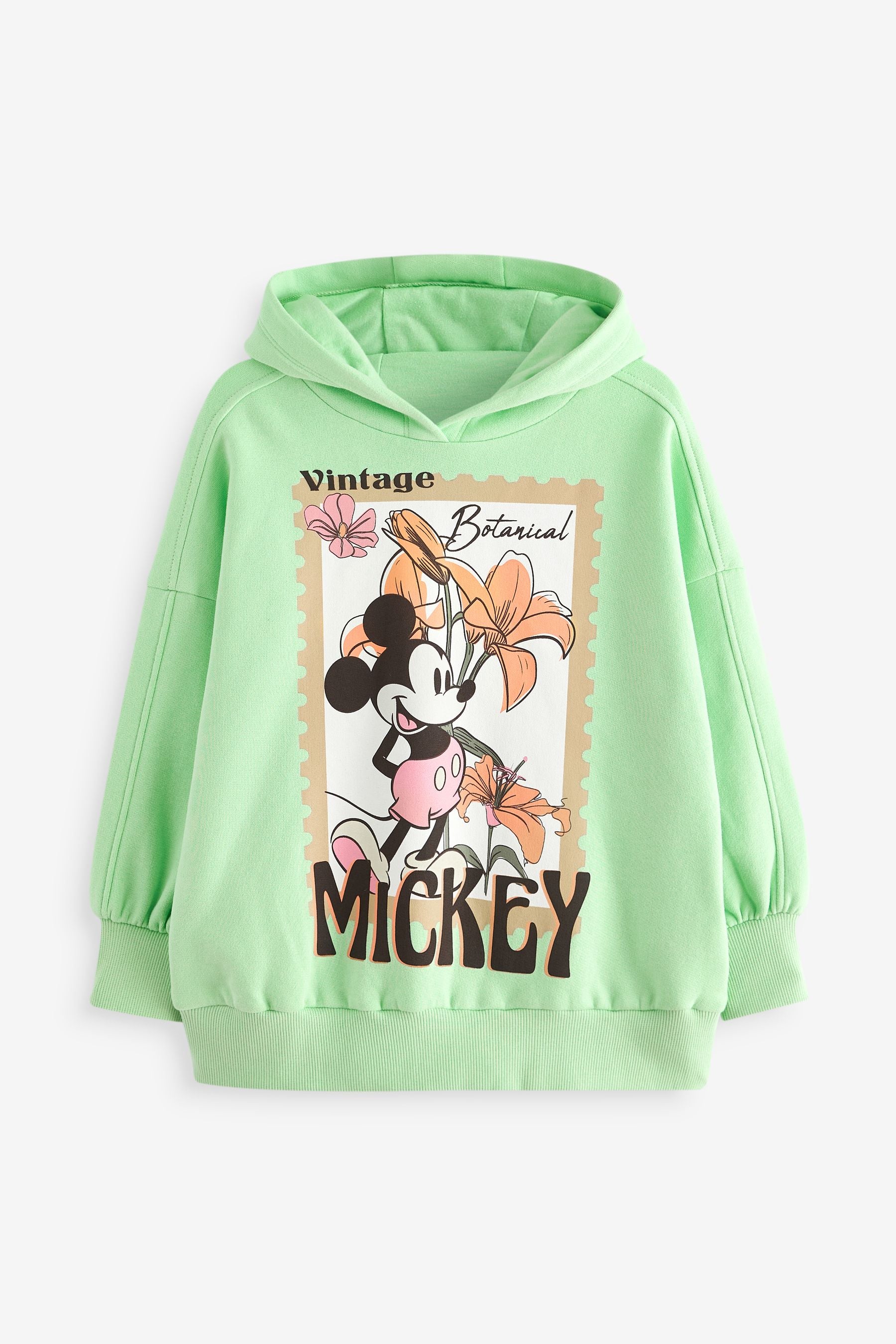 Green Mickey Mouse Hoodie (3-16yrs)