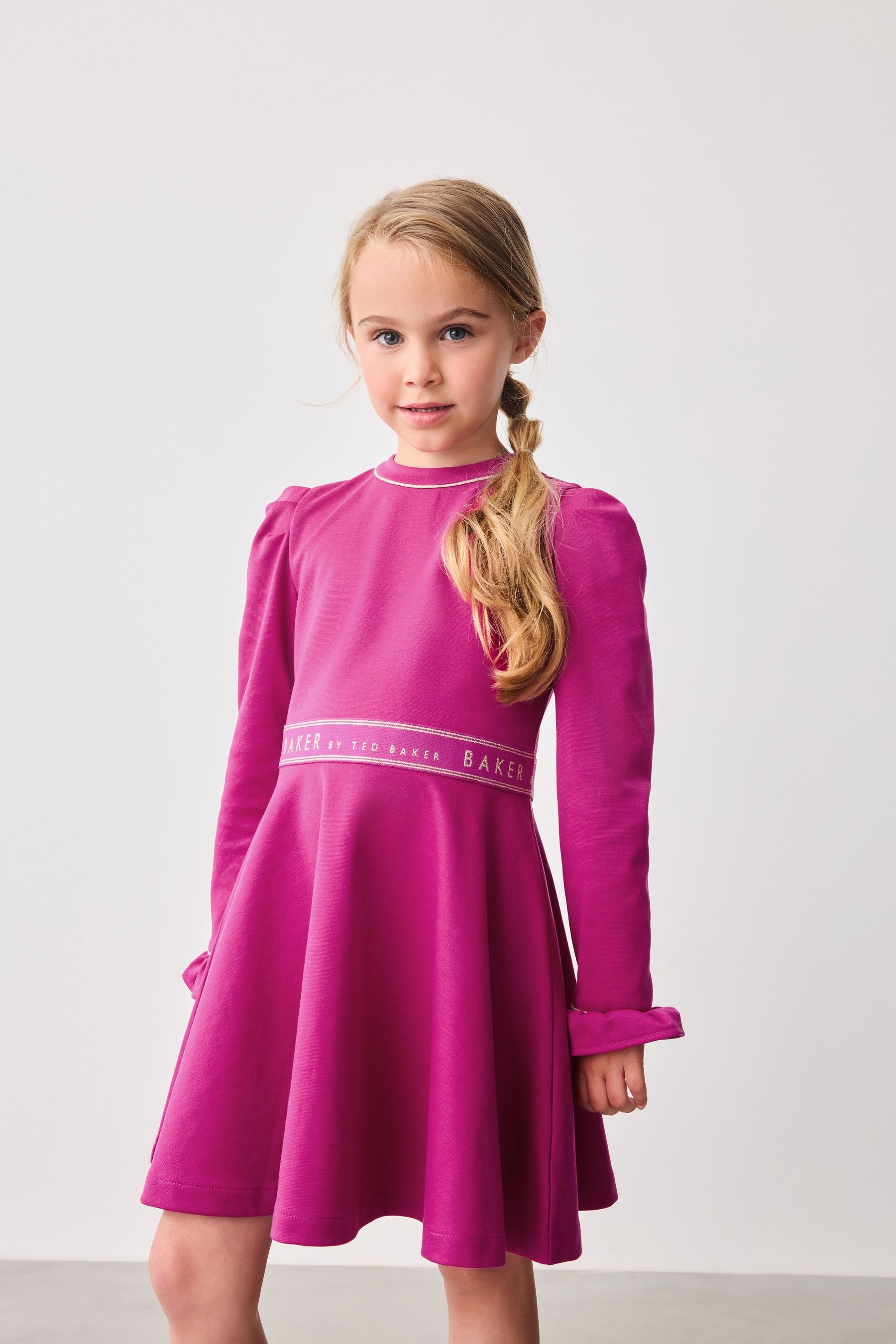 Fuchsia Pink Baker by Ted Baker Ponte Dress