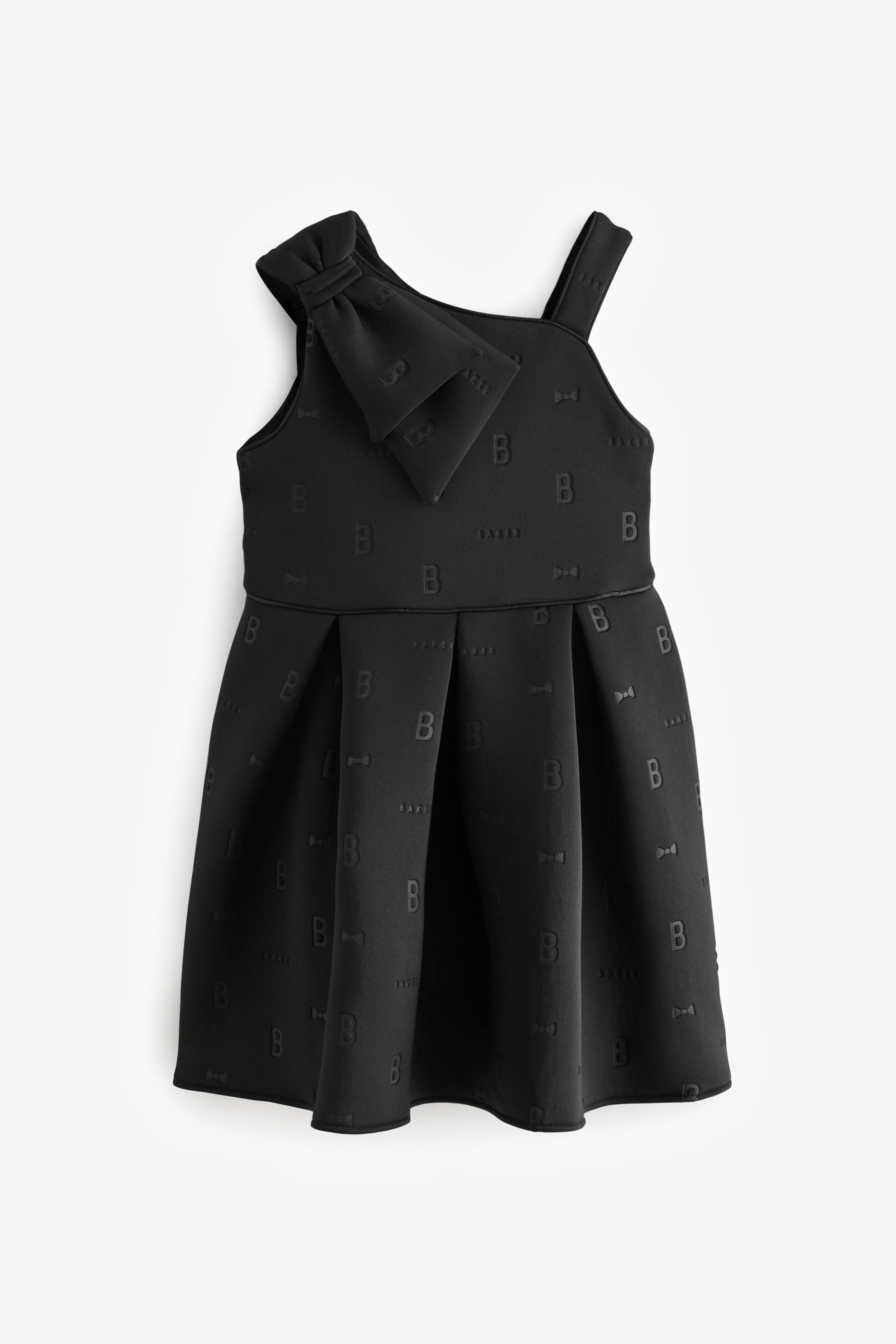 Baker by Ted Baker Bow Detail Embossed Scuba Dress