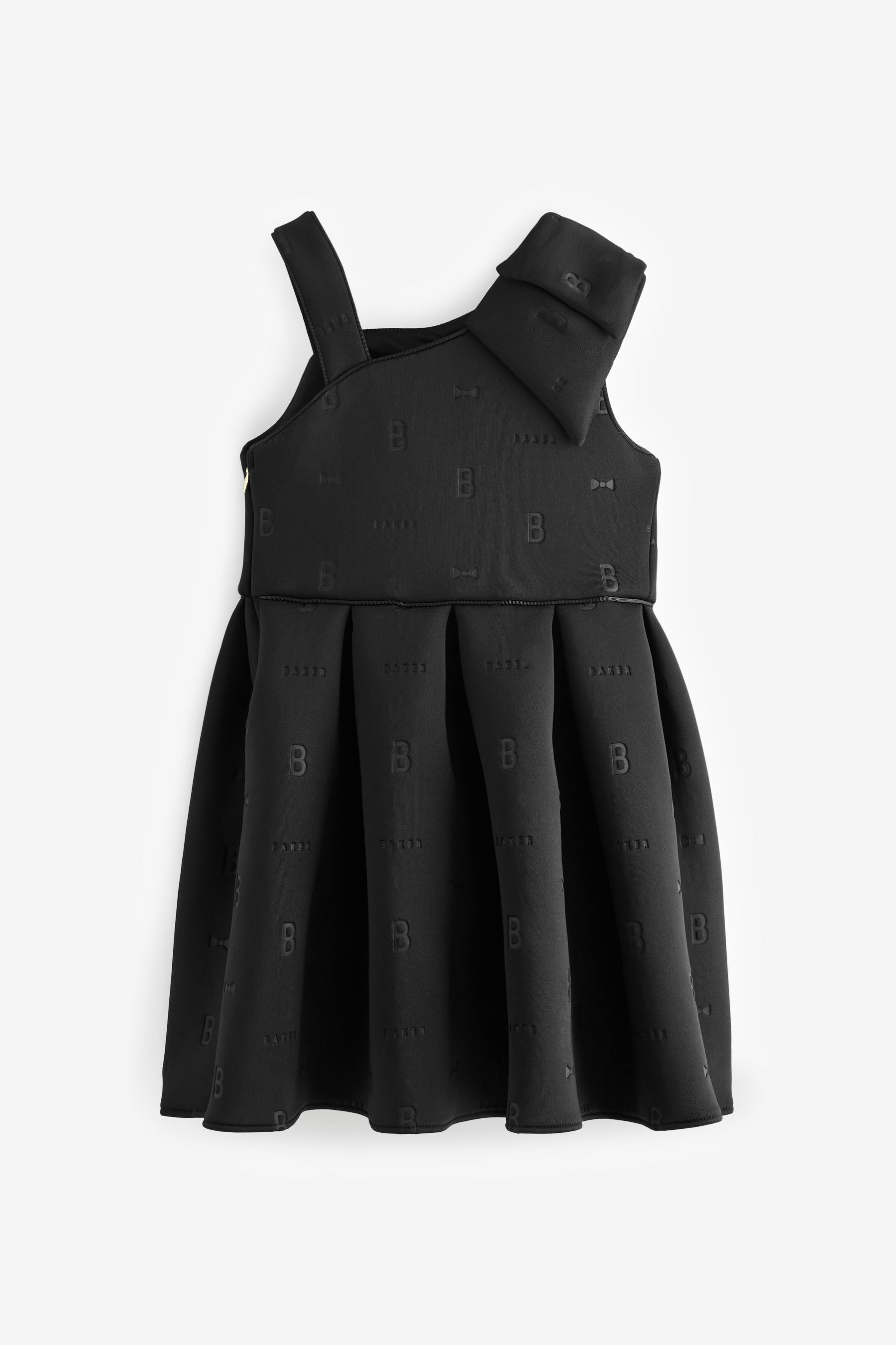 Baker by Ted Baker Bow Detail Embossed Scuba Dress