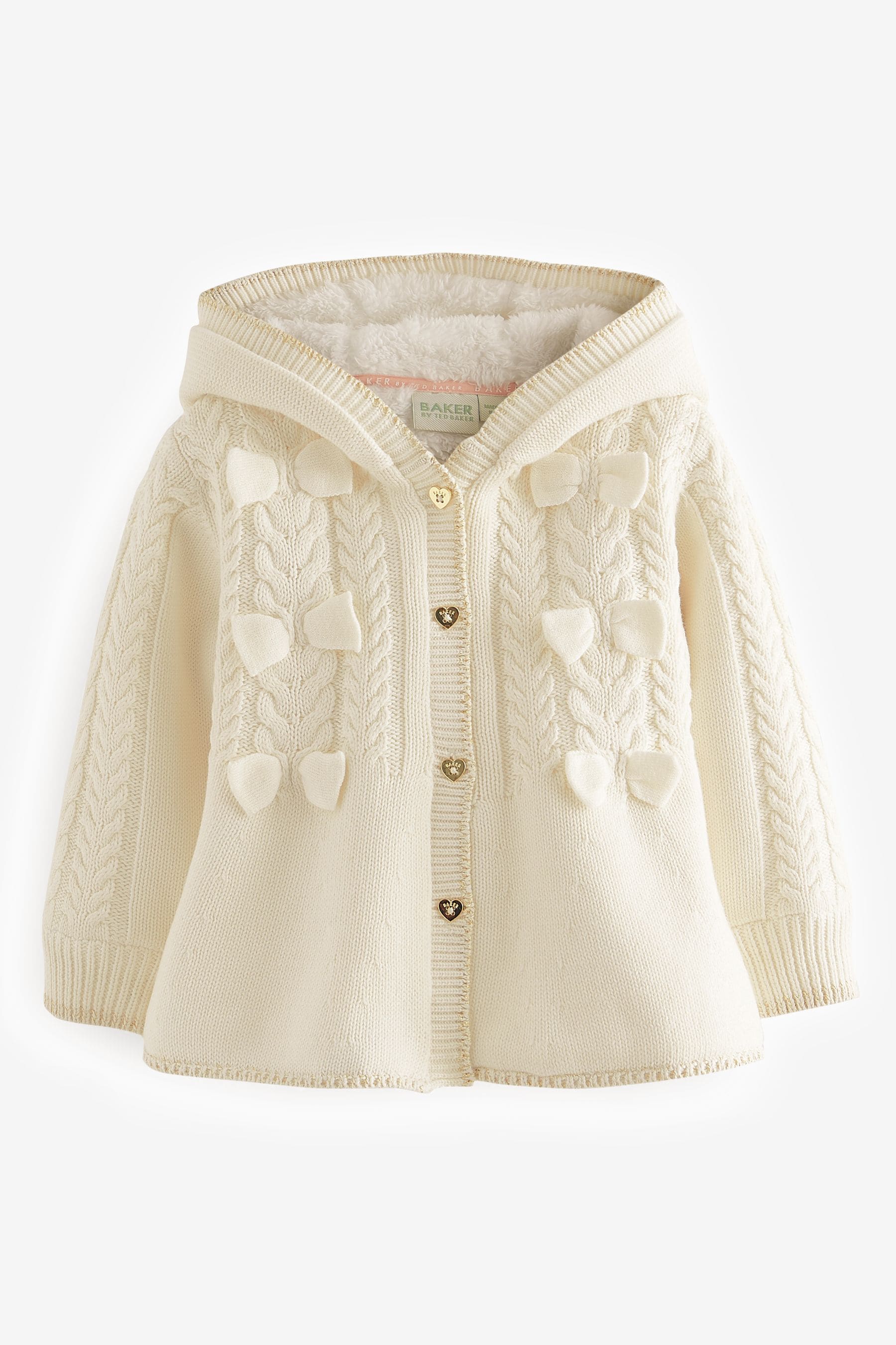 Cream Baker by Ted Baker Cream Knitted Coatigan