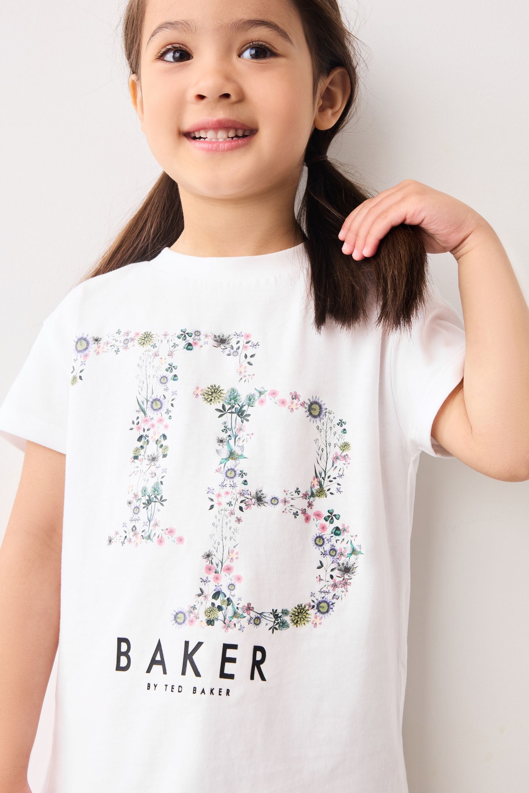 Baker by Ted Baker Pink Floral T-Shirt And Leggings Set