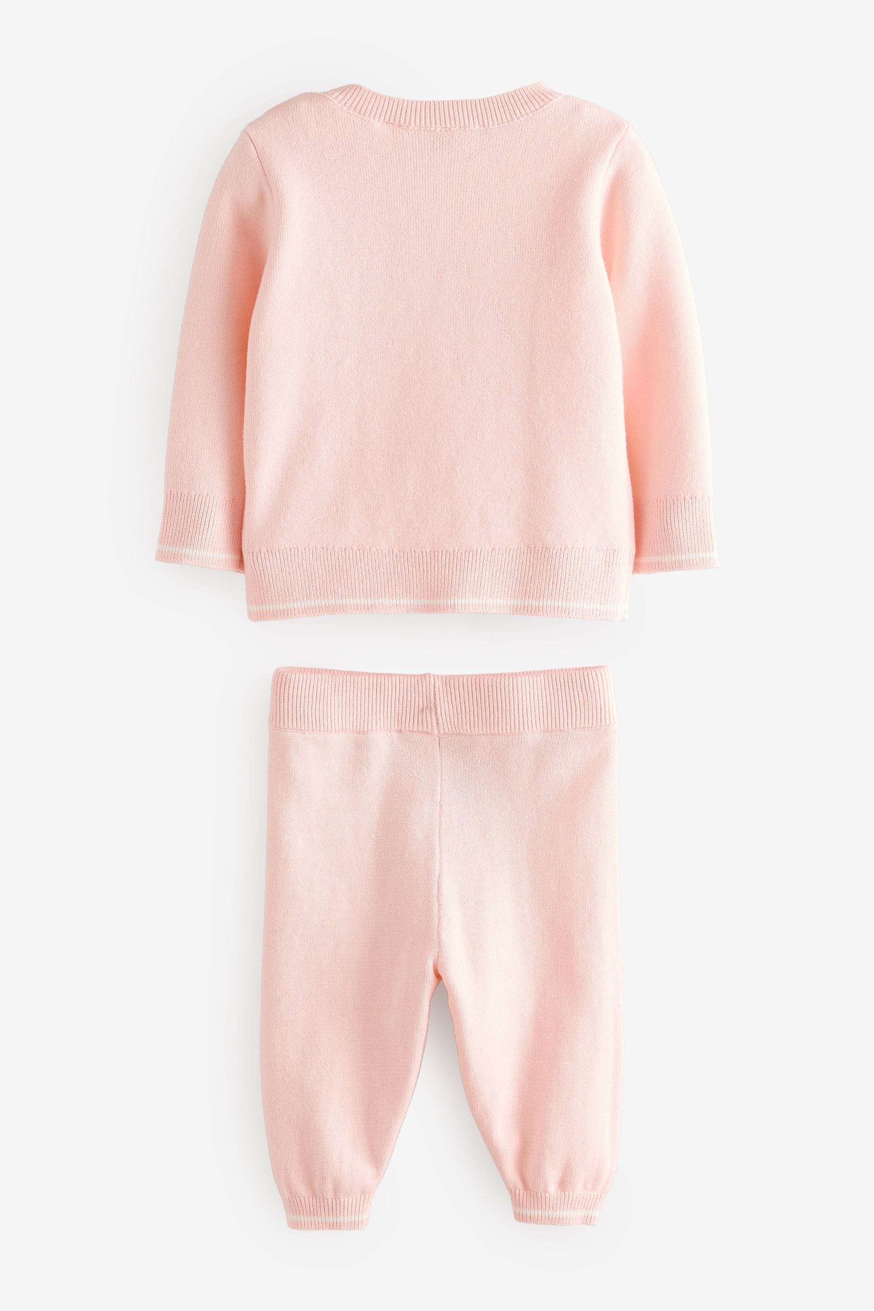 Baker by Ted Baker Pink Knitted Top and Leggings Set