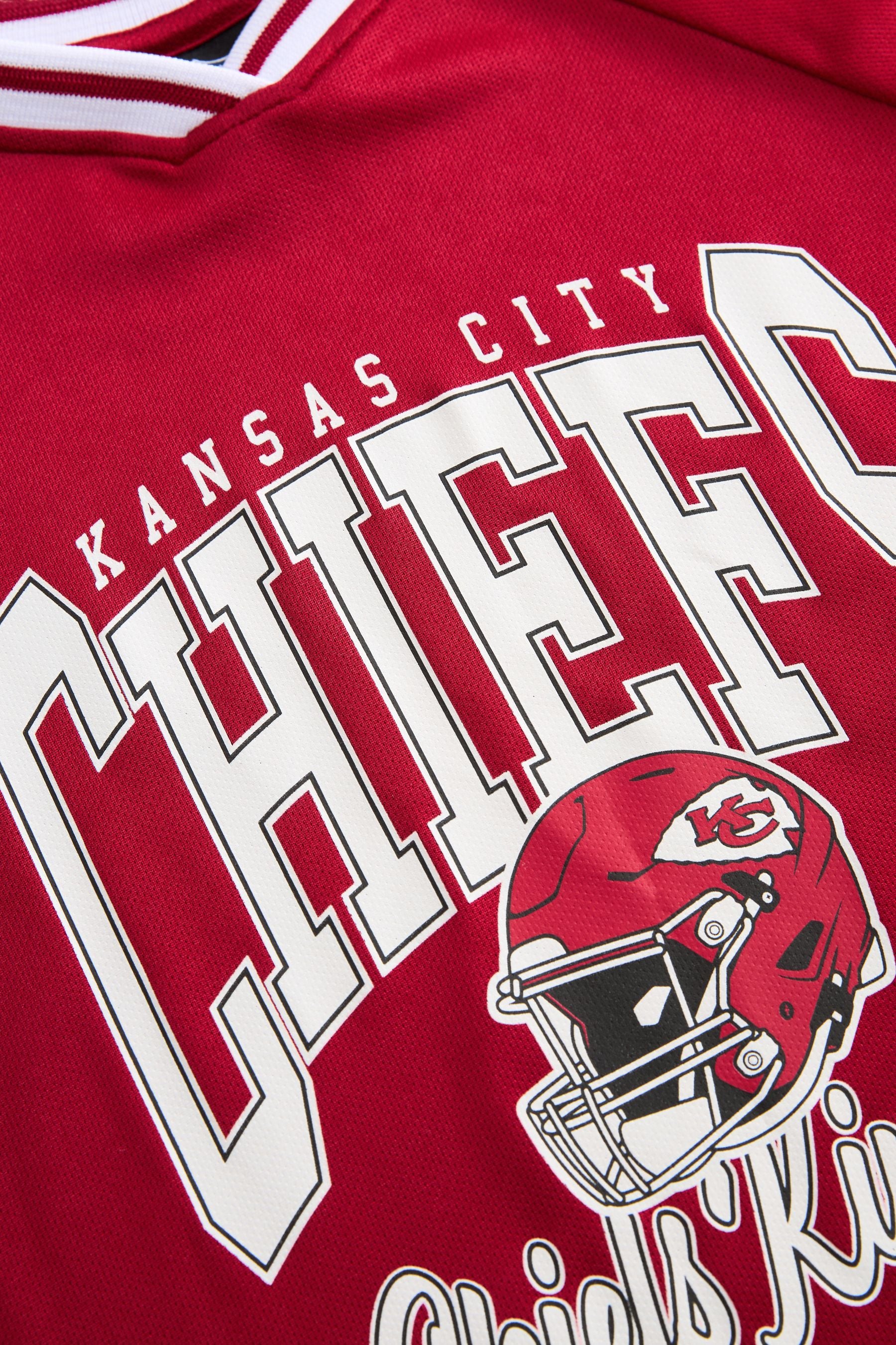 Red Kansas City Chiefs NFL American Football T-Shirt (3-16yrs)