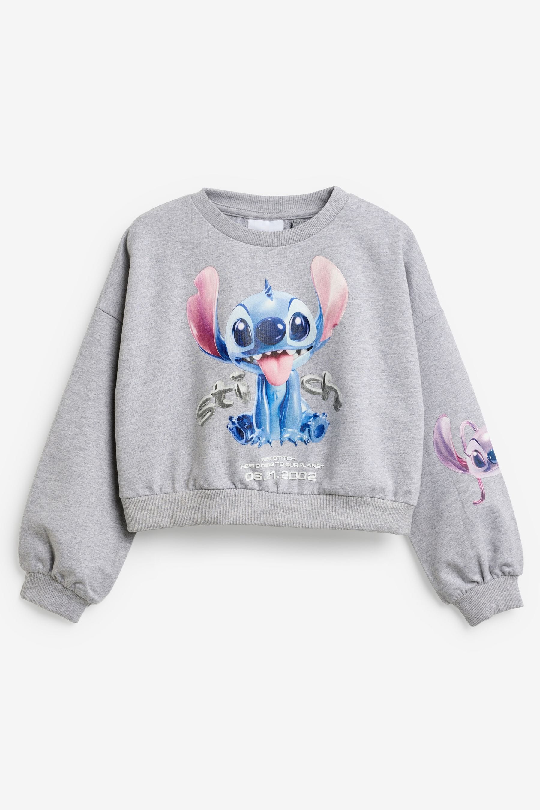 Grey Stitch License Boxy Sweatshirt (3-16yrs)