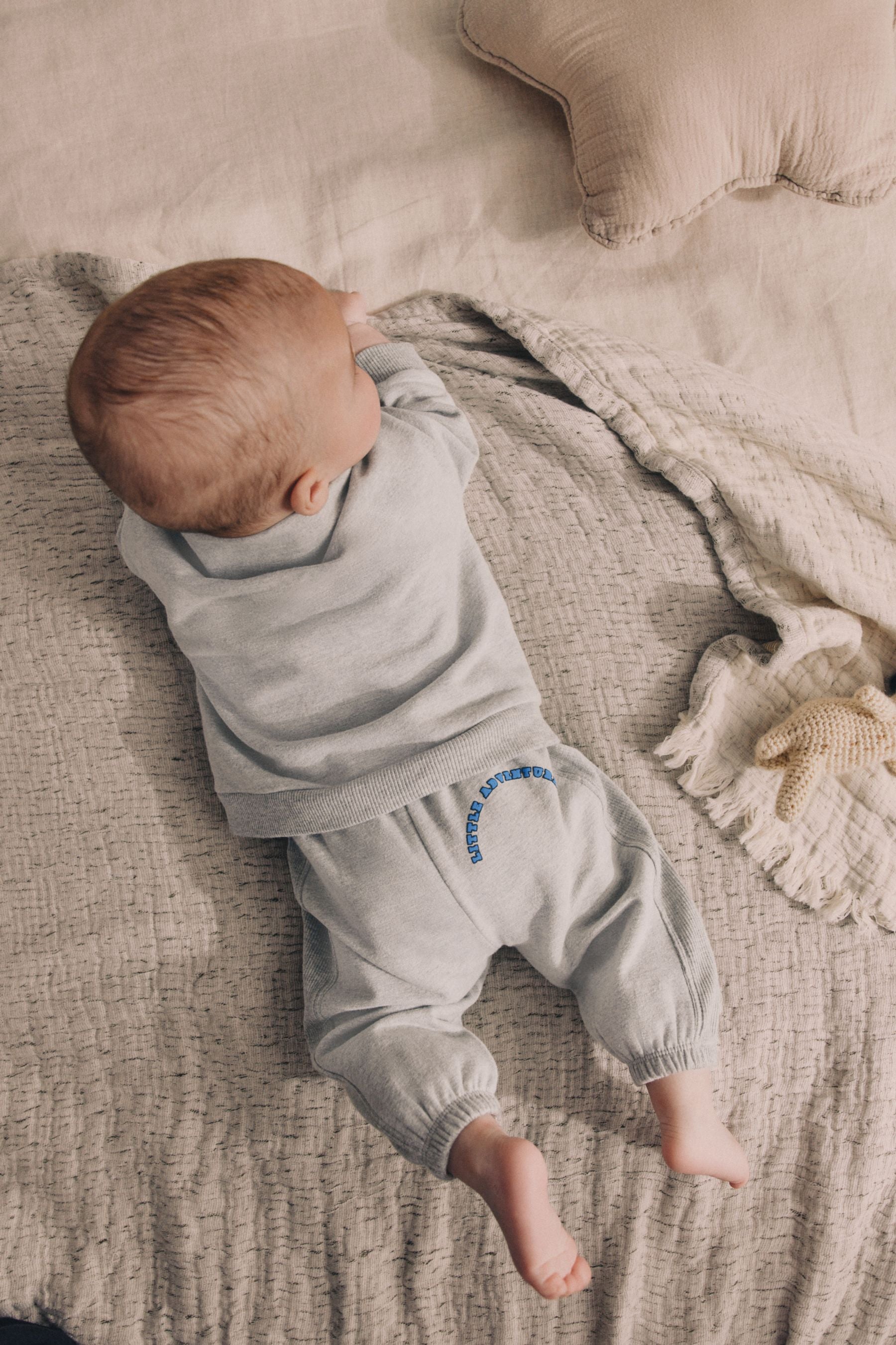 Grey Baby Sweatshirt And Leggings 2 Piece Set