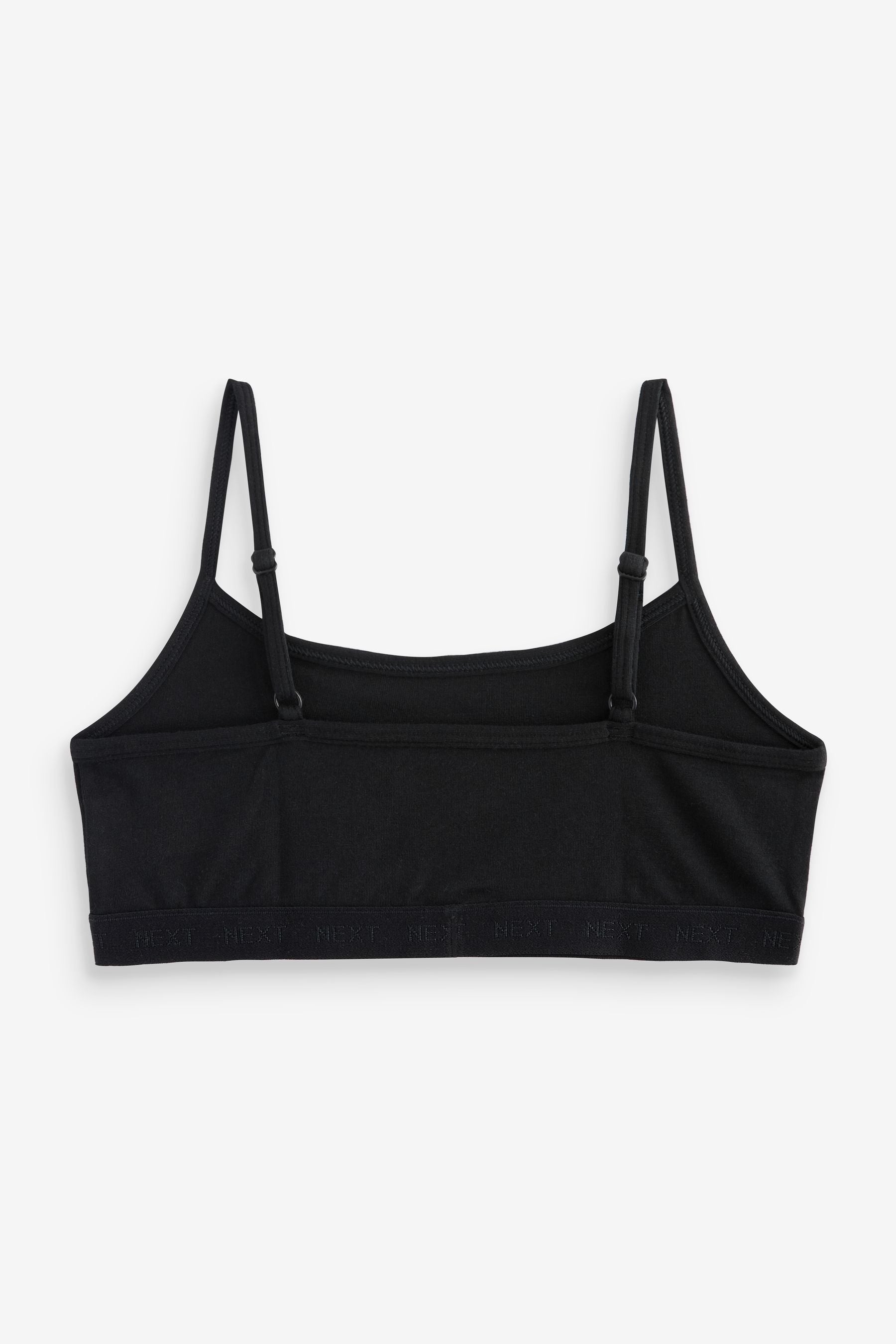 Black/White Strappy Crop Top 3 Pack (5-16yrs)