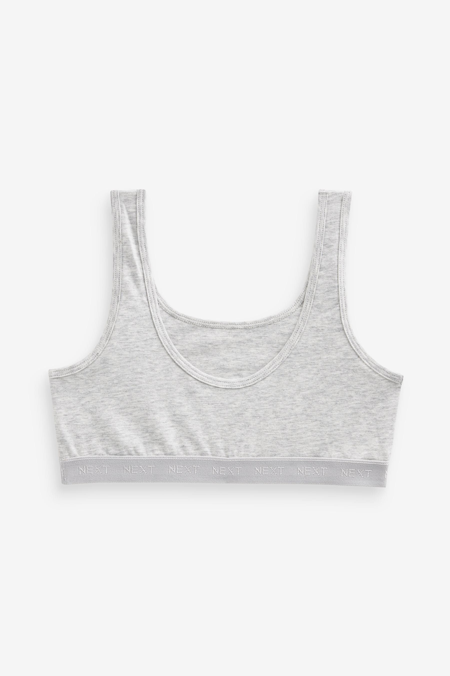 Monochrome Scoop Crop Tops 3 Pack (5-16yrs)