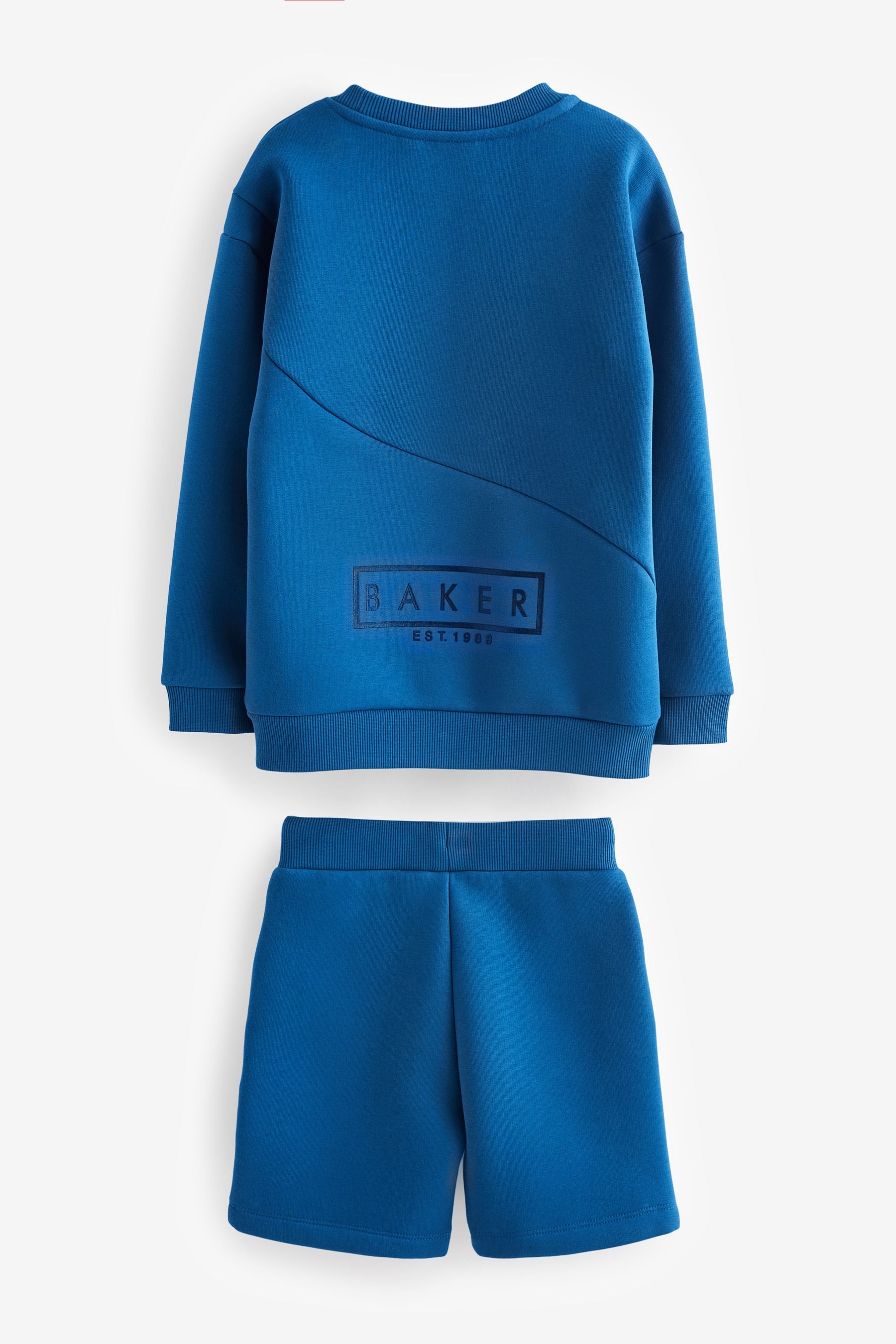 Blue Baker by Ted Baker Seam Sweatshirt and Short Set