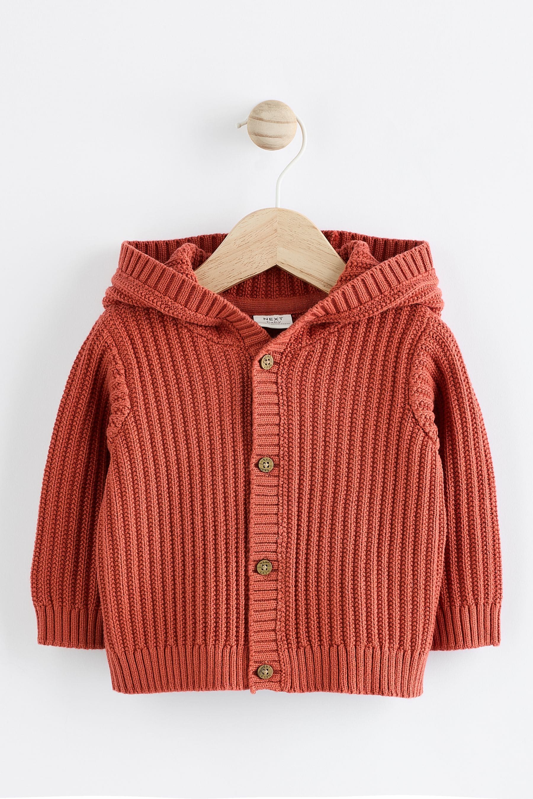 Orange Baby 'Little Pumpkin' Knitted Cardigan