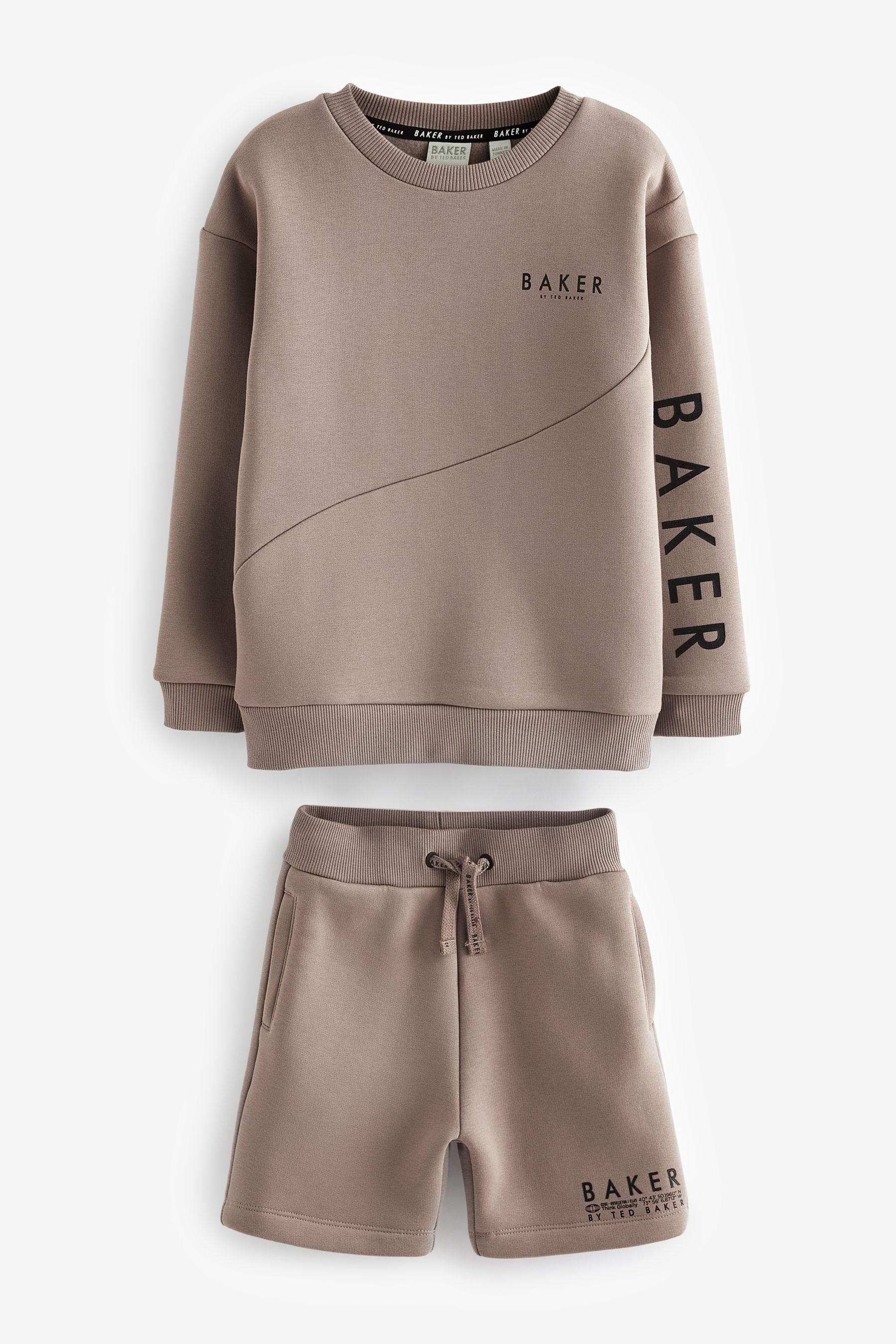 Baker by Ted Baker Seam Sweatshirt and Short Set