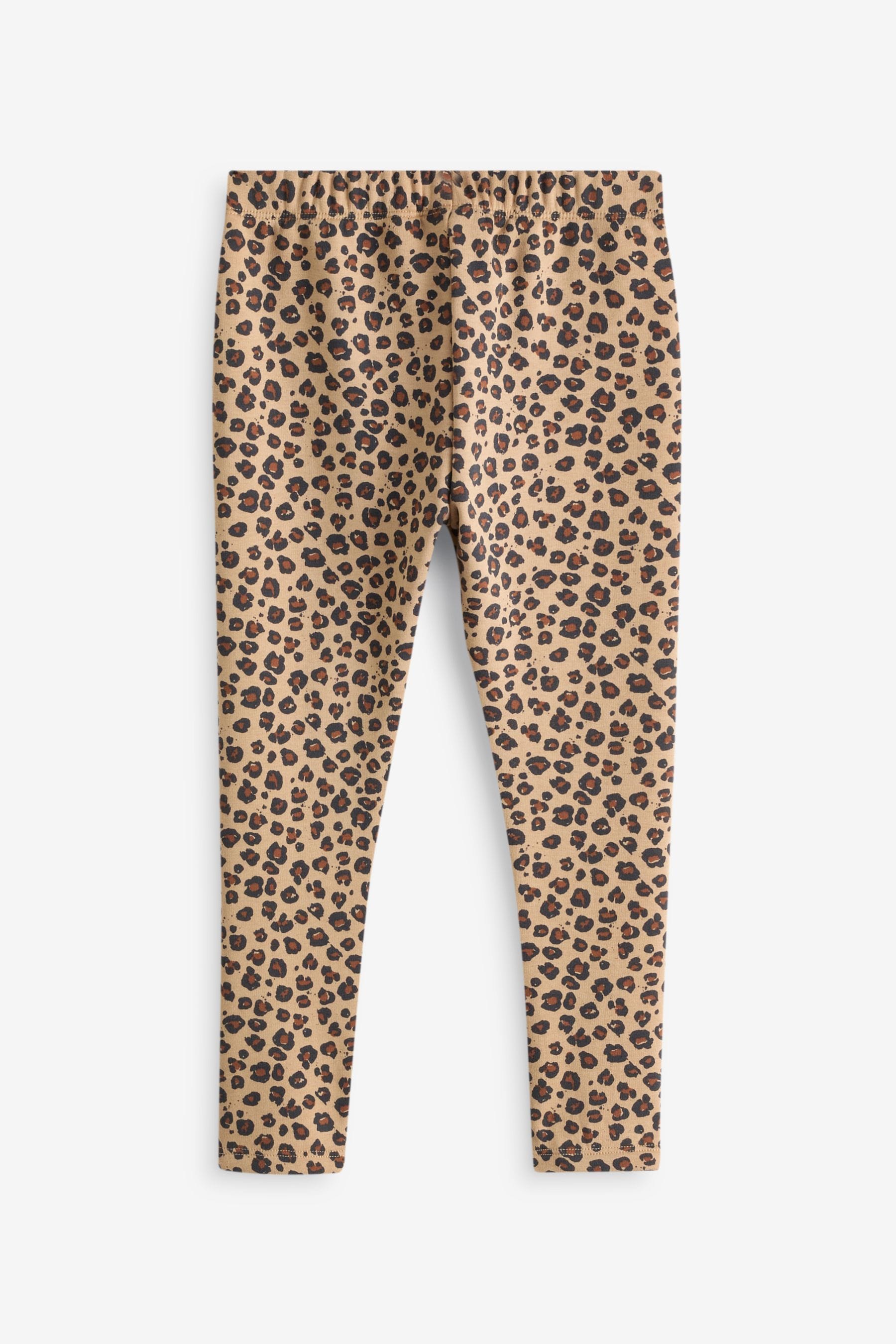 Animal Regular Length Cosy Fleece Lined Leggings (3-16yrs)