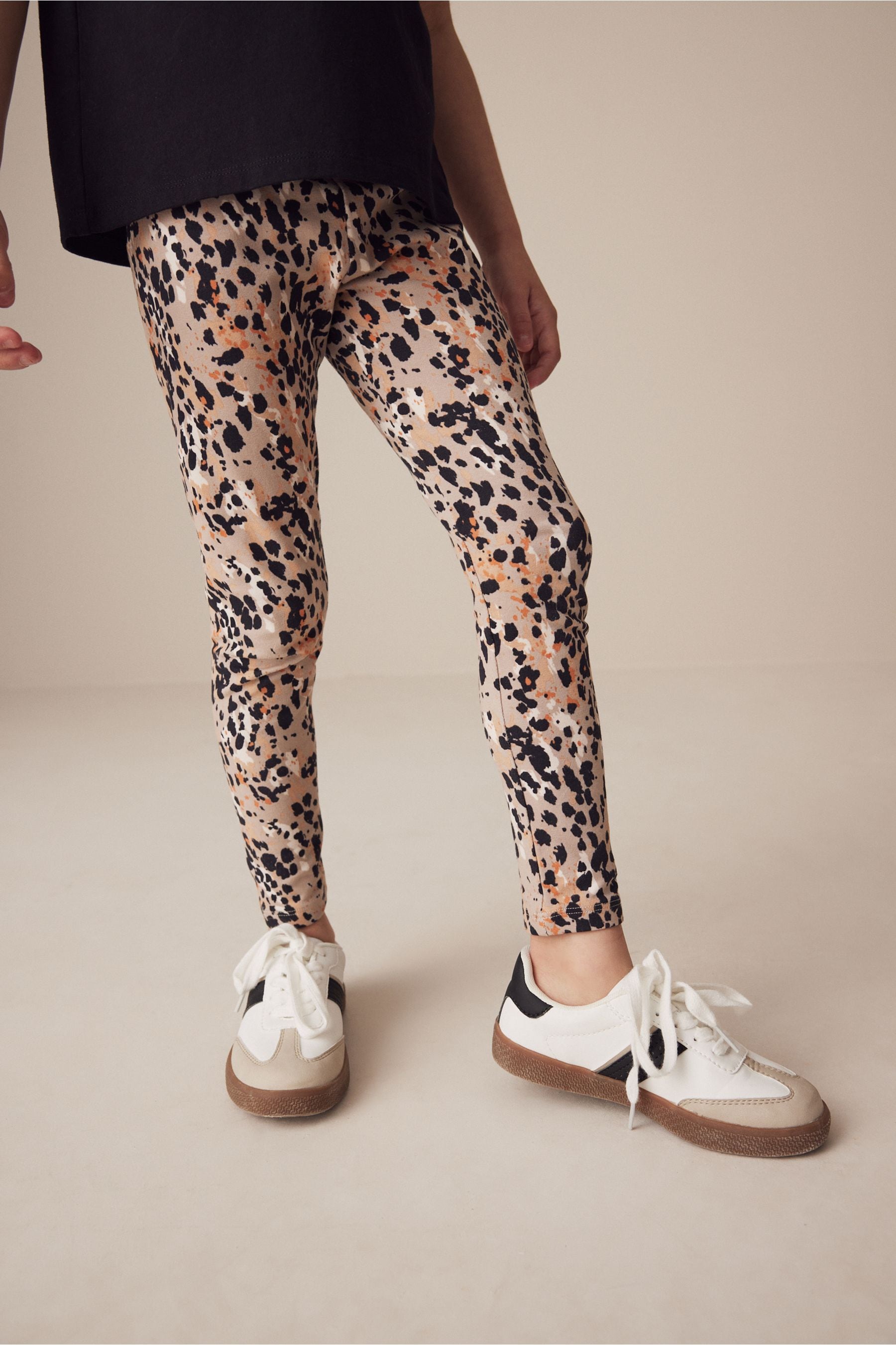 Animal Abstract Animal Print Leggings (3-16yrs)