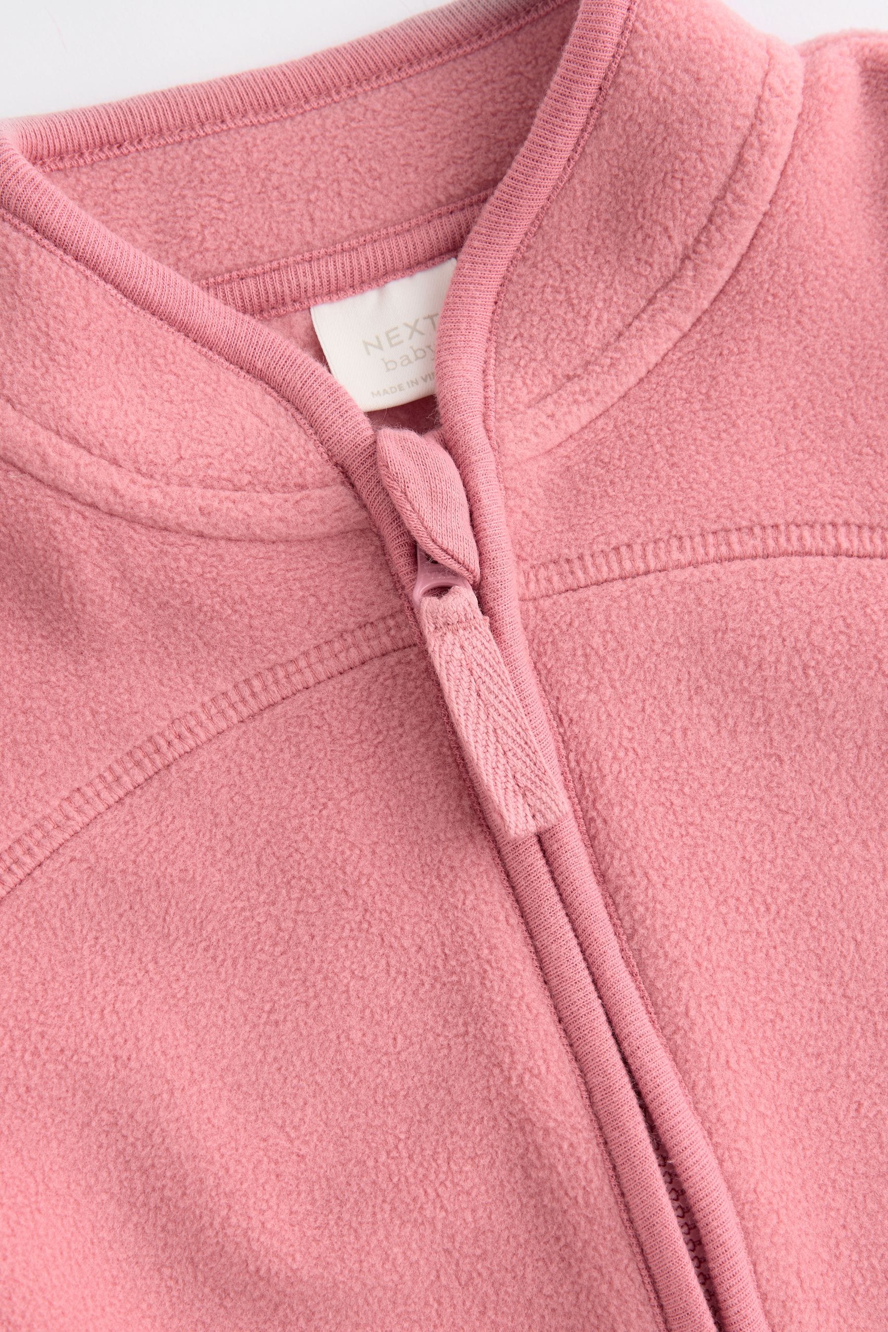 Pink Cosy Micro Fleece Baby Jacket (0mths-2yrs)