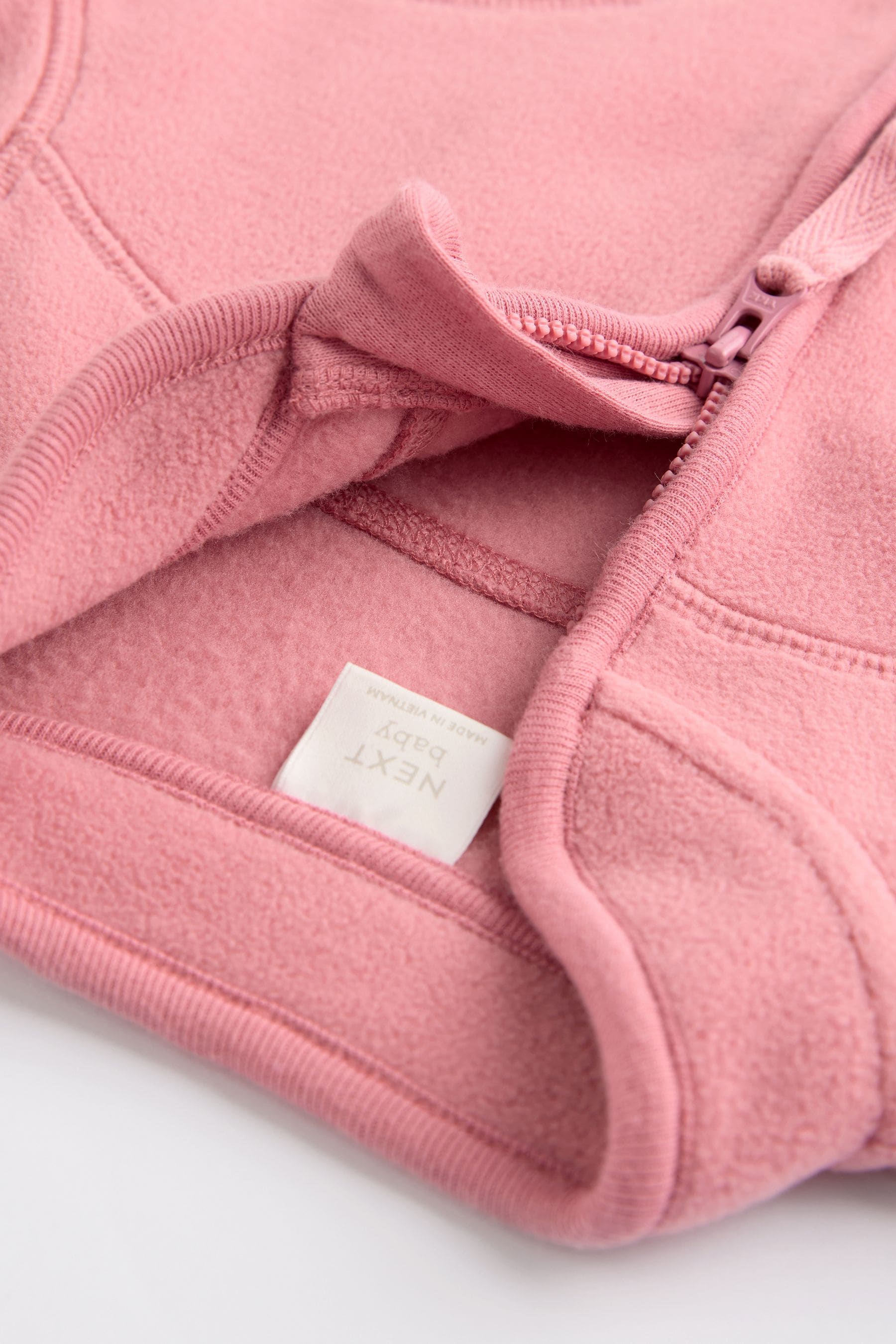 Pink Cosy Micro Fleece Baby Jacket (0mths-2yrs)