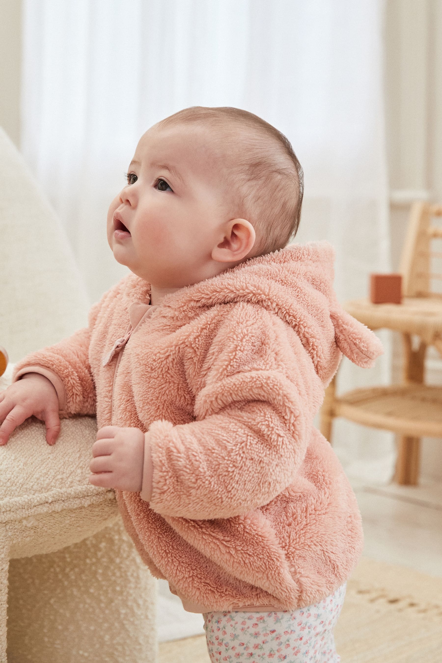 Pink Baby Cosy Fleece Jacket (0mths-2yrs)