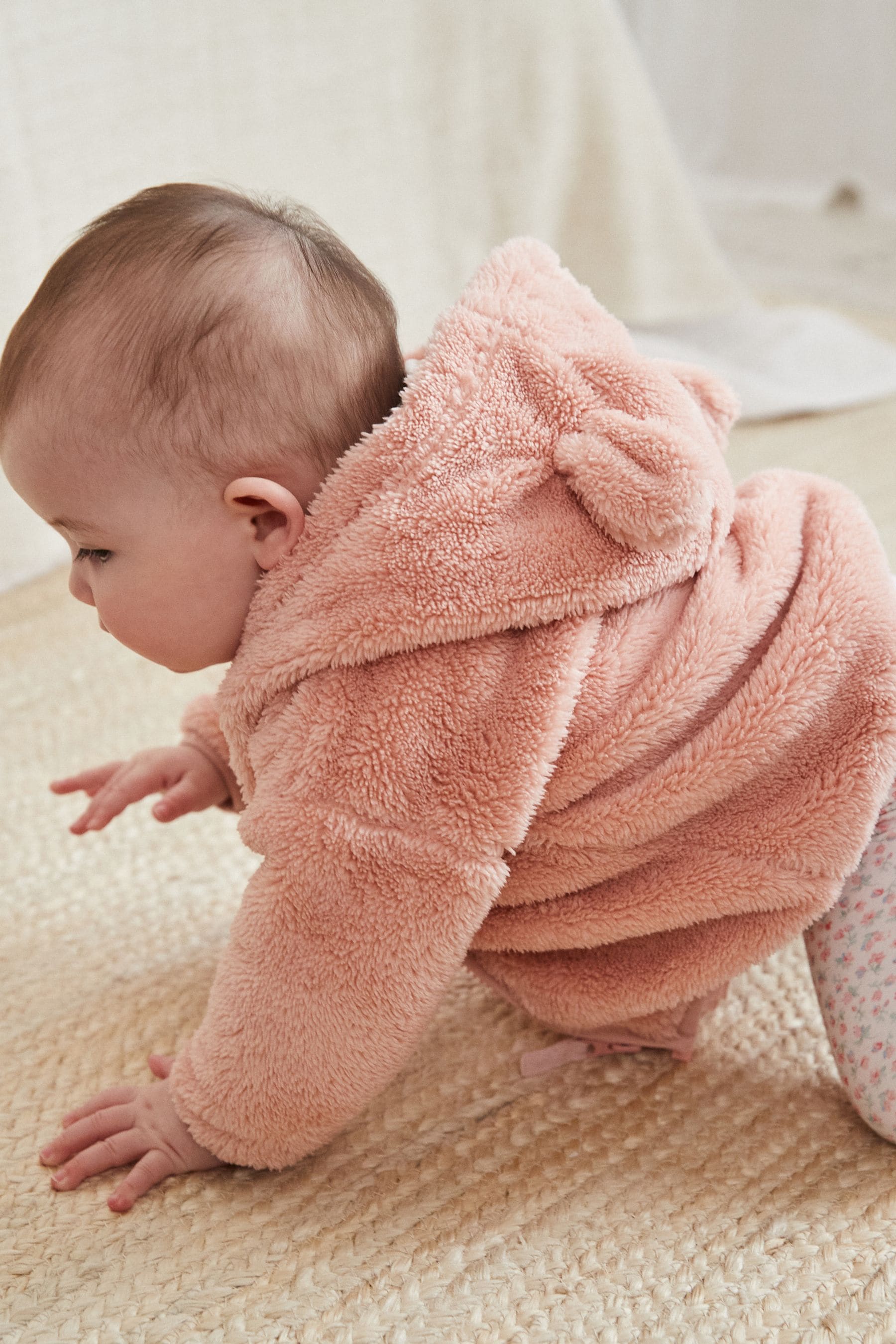 Pink Baby Cosy Fleece Jacket (0mths-2yrs)