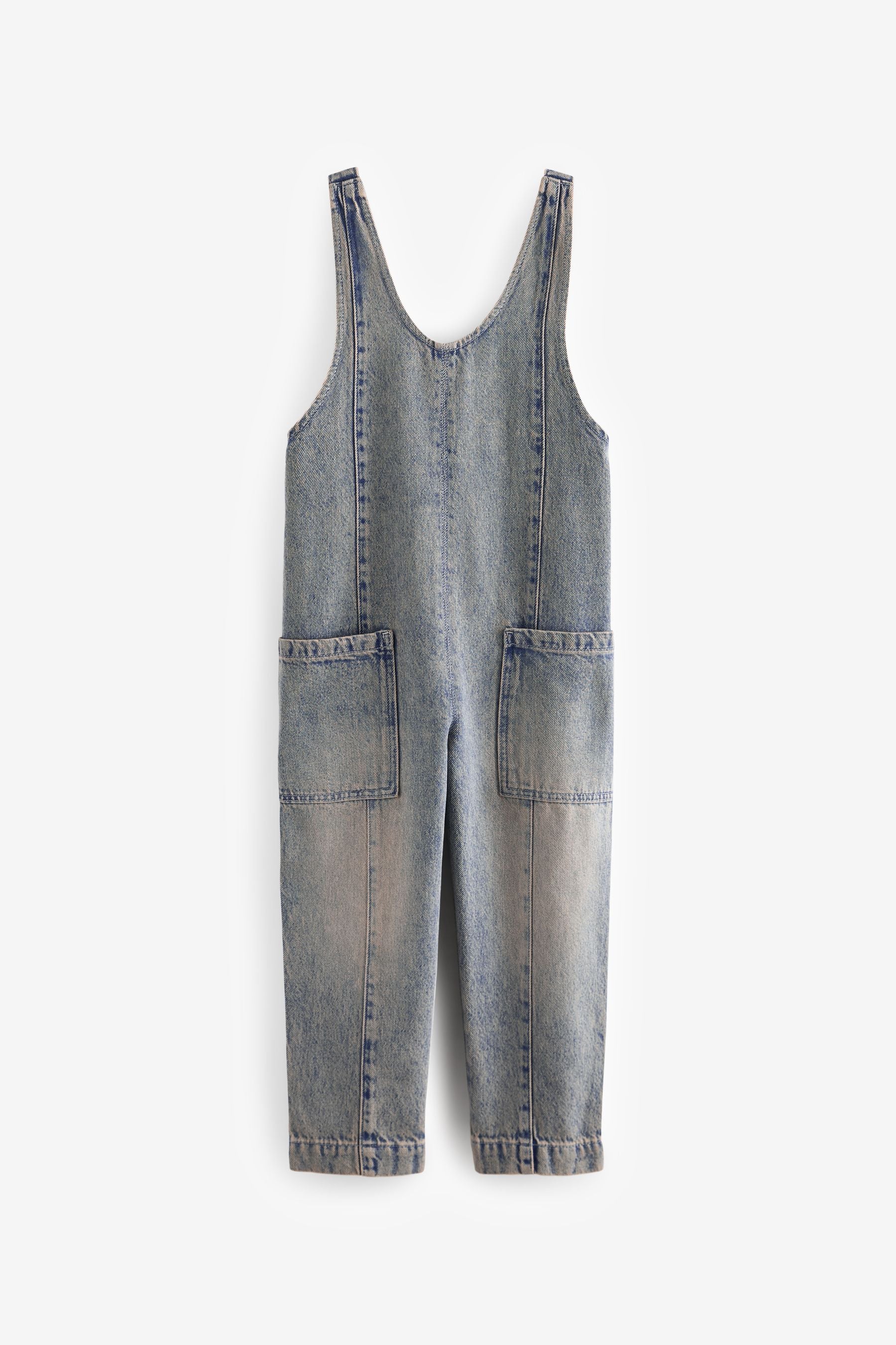 Denim Tint Slouchy Dungarees (3-16yrs)