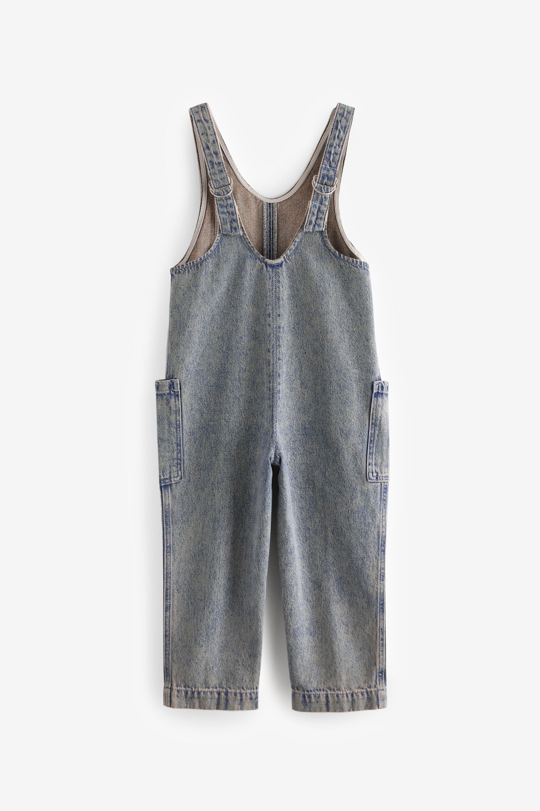 Denim Tint Slouchy Dungarees (3-16yrs)