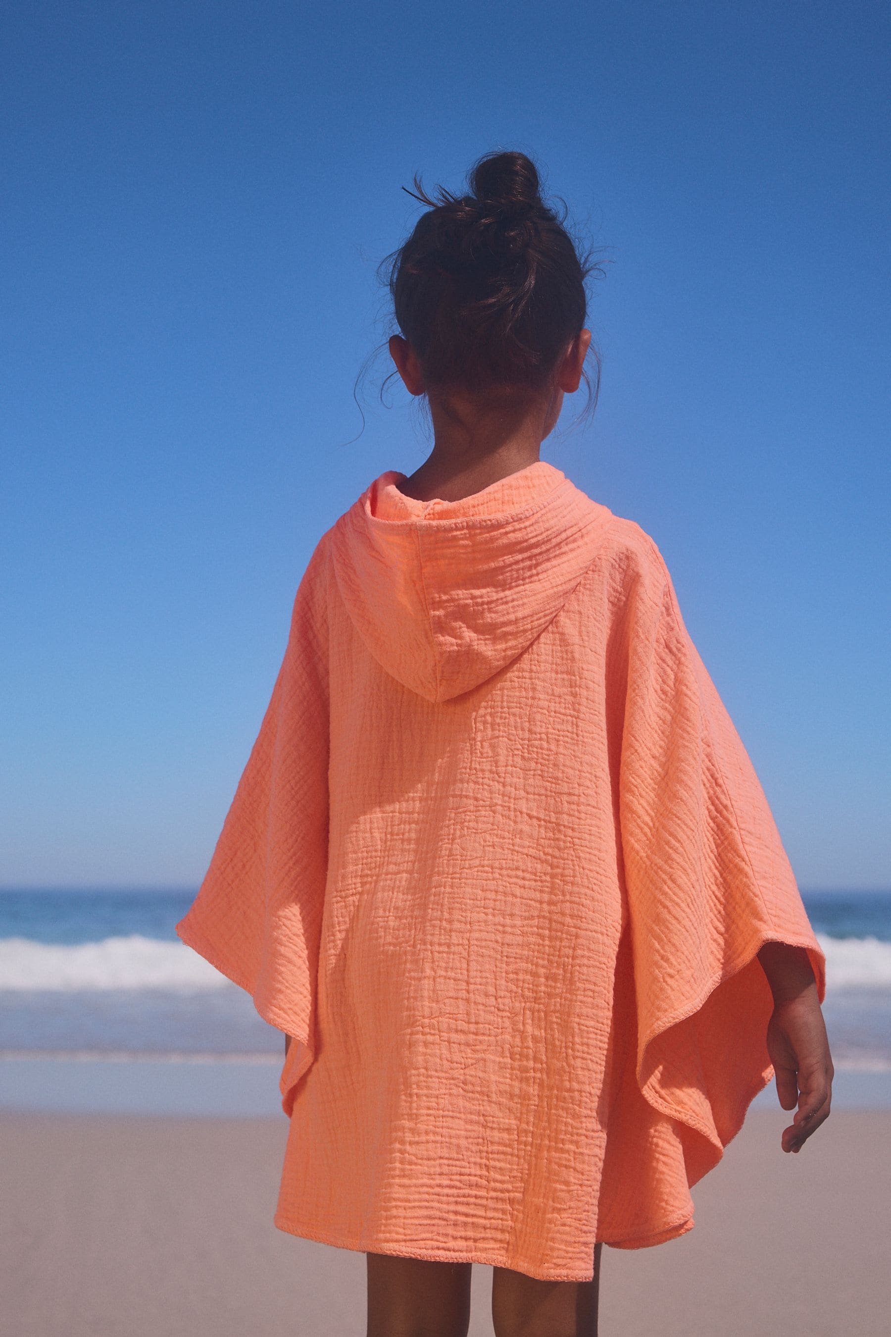 Orange 100% Cotton Kaftan (3-16yrs)