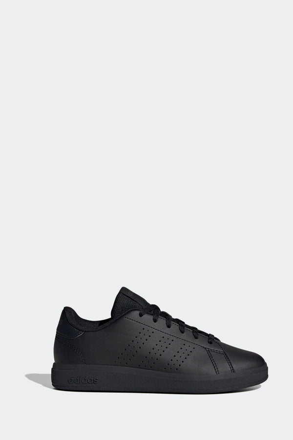 adidas charcoal Black Kids Advantage Base 2.0 Trainers