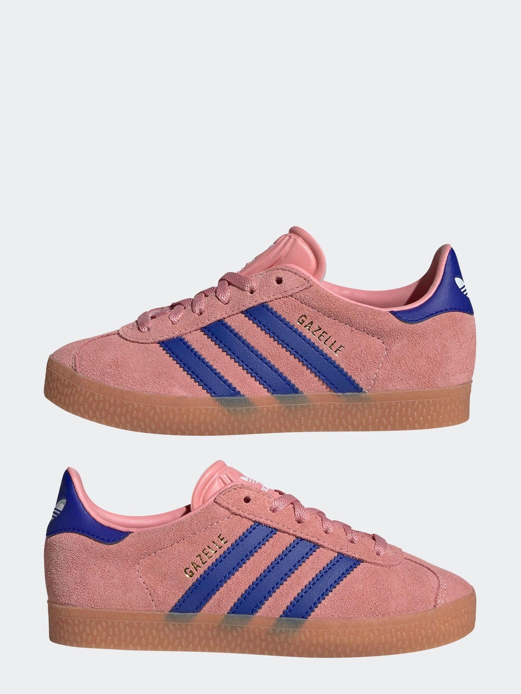 adidas Pink/Purple Gazelle Shoes