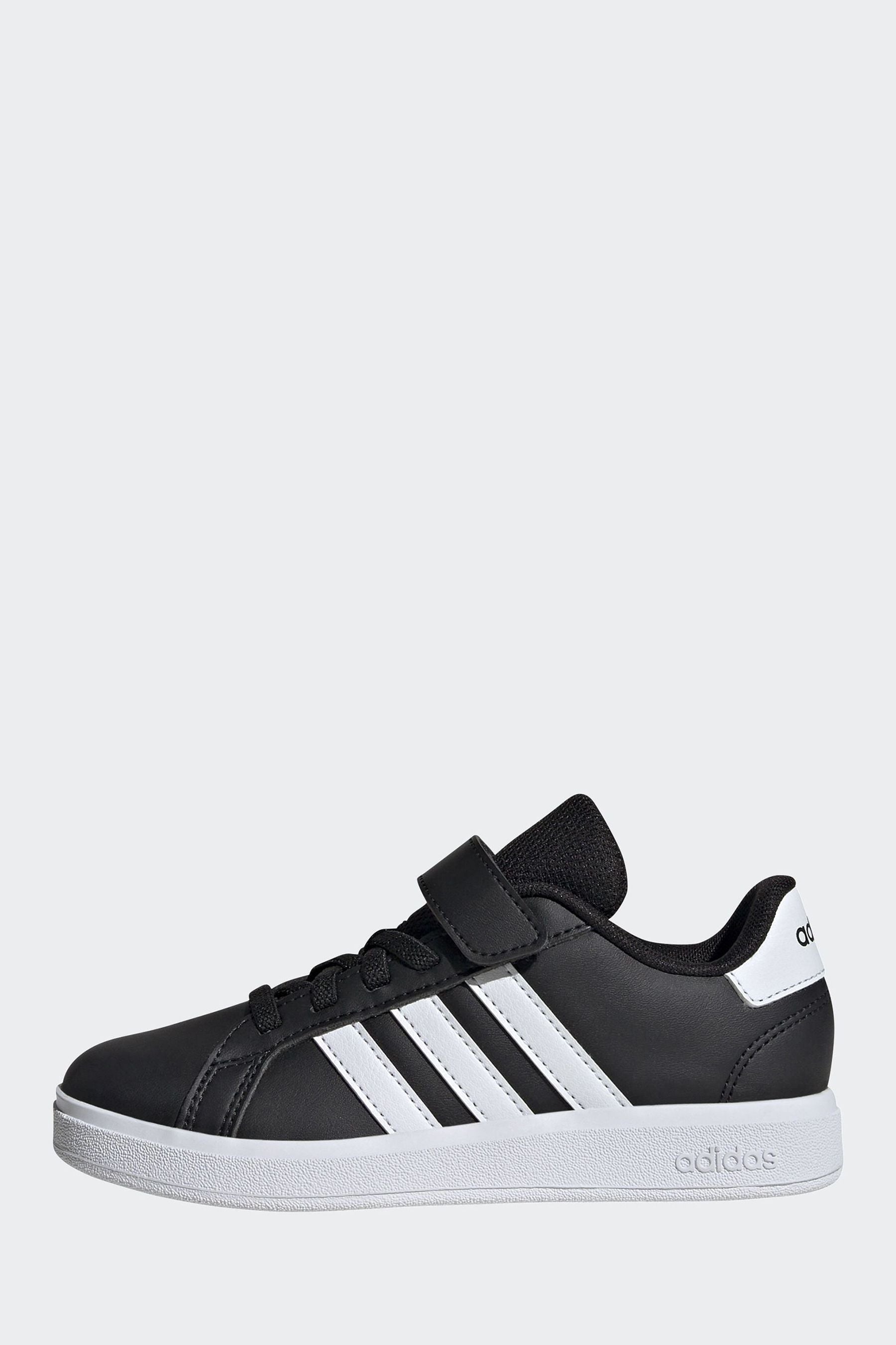 adidas Charcoal Black Grand Court 2.0 Trainers